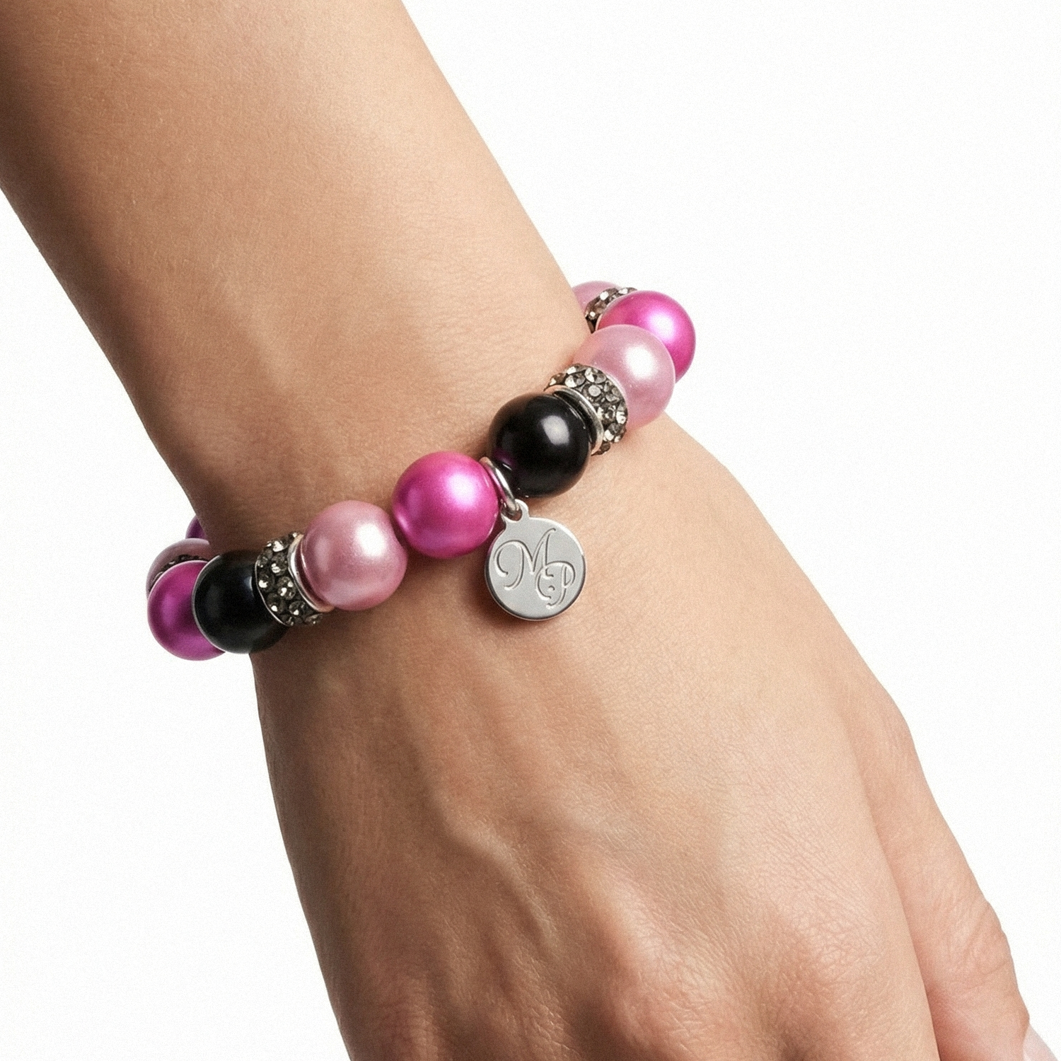 Perlenarmband "Strong Love" Crystal Edition