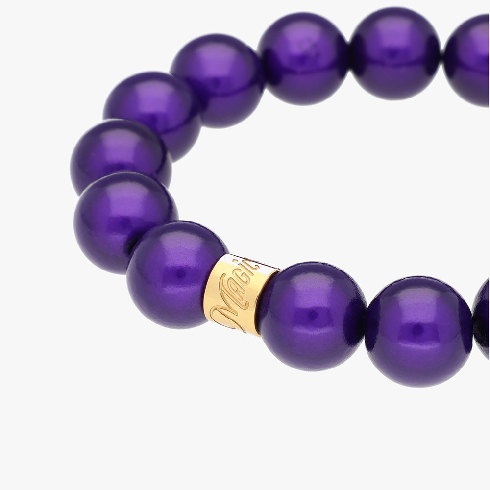 Perlenarmband Ultra Violett