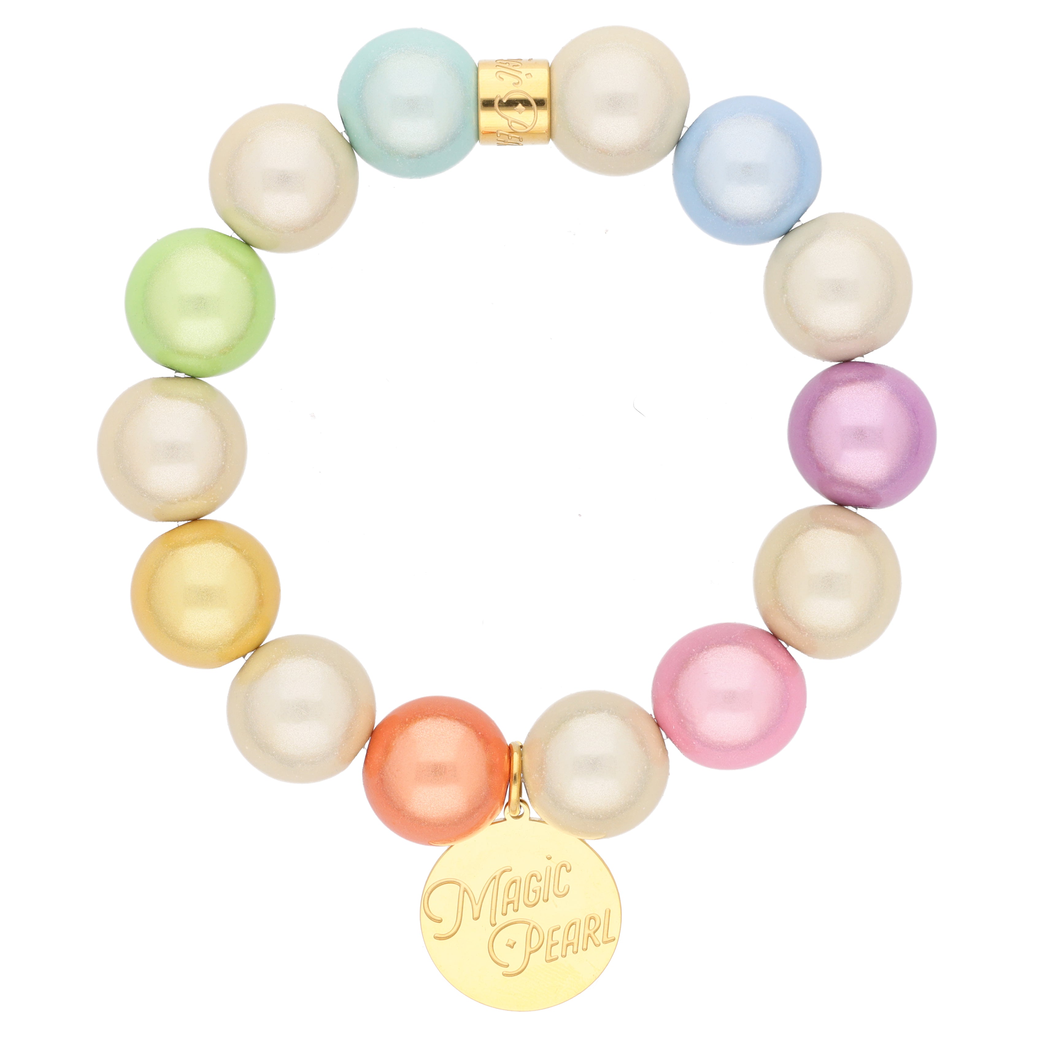 Perlenarmband "Champagner Blossom"