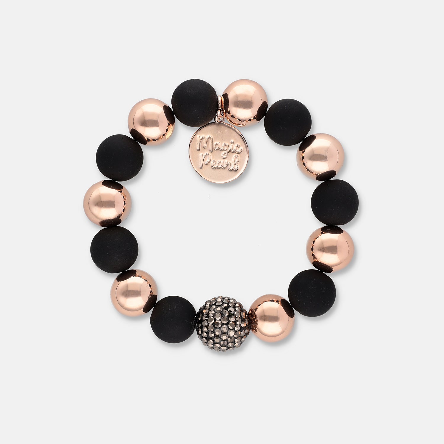 Perlenarmband PoS Black
