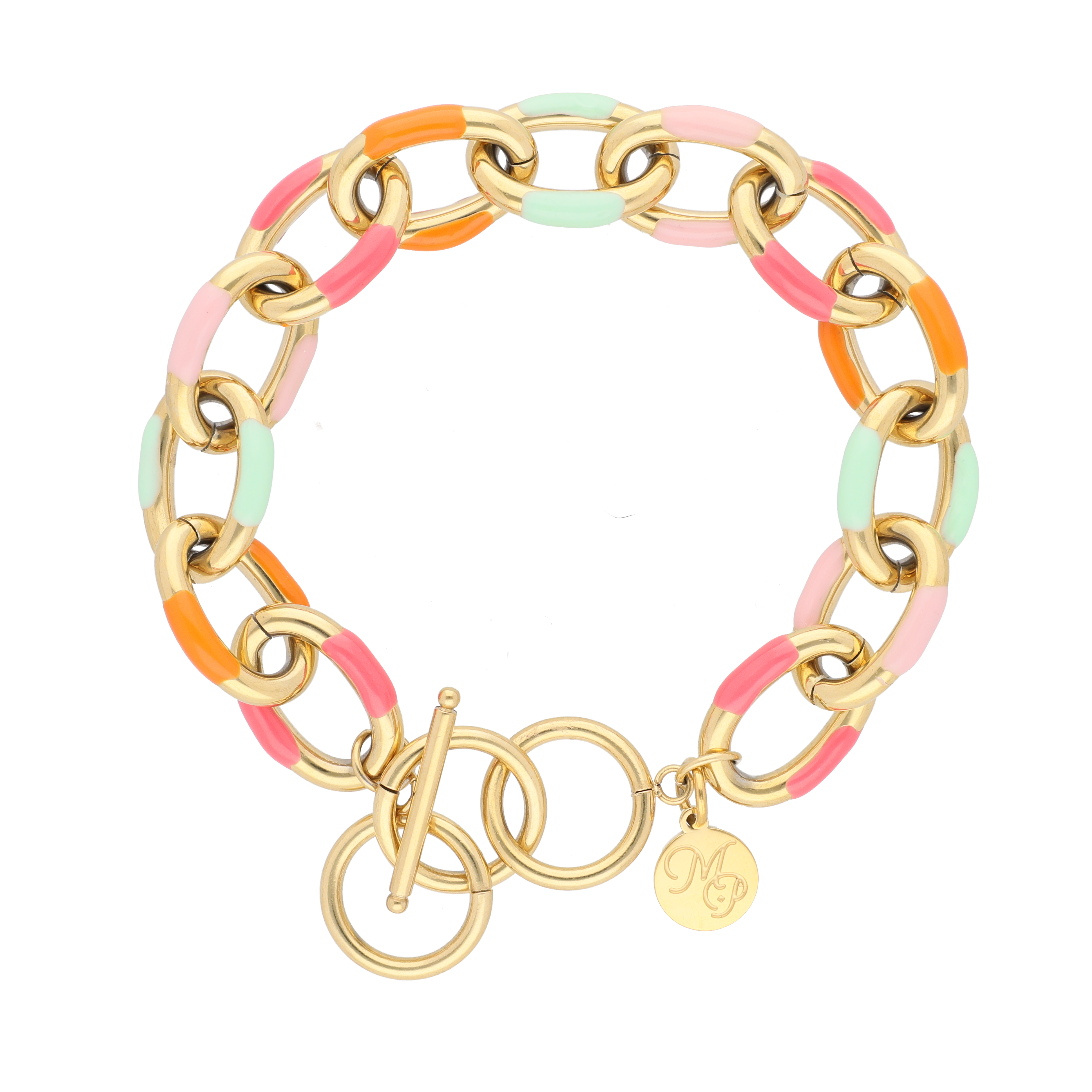 Gliederarmband "Color Chain"