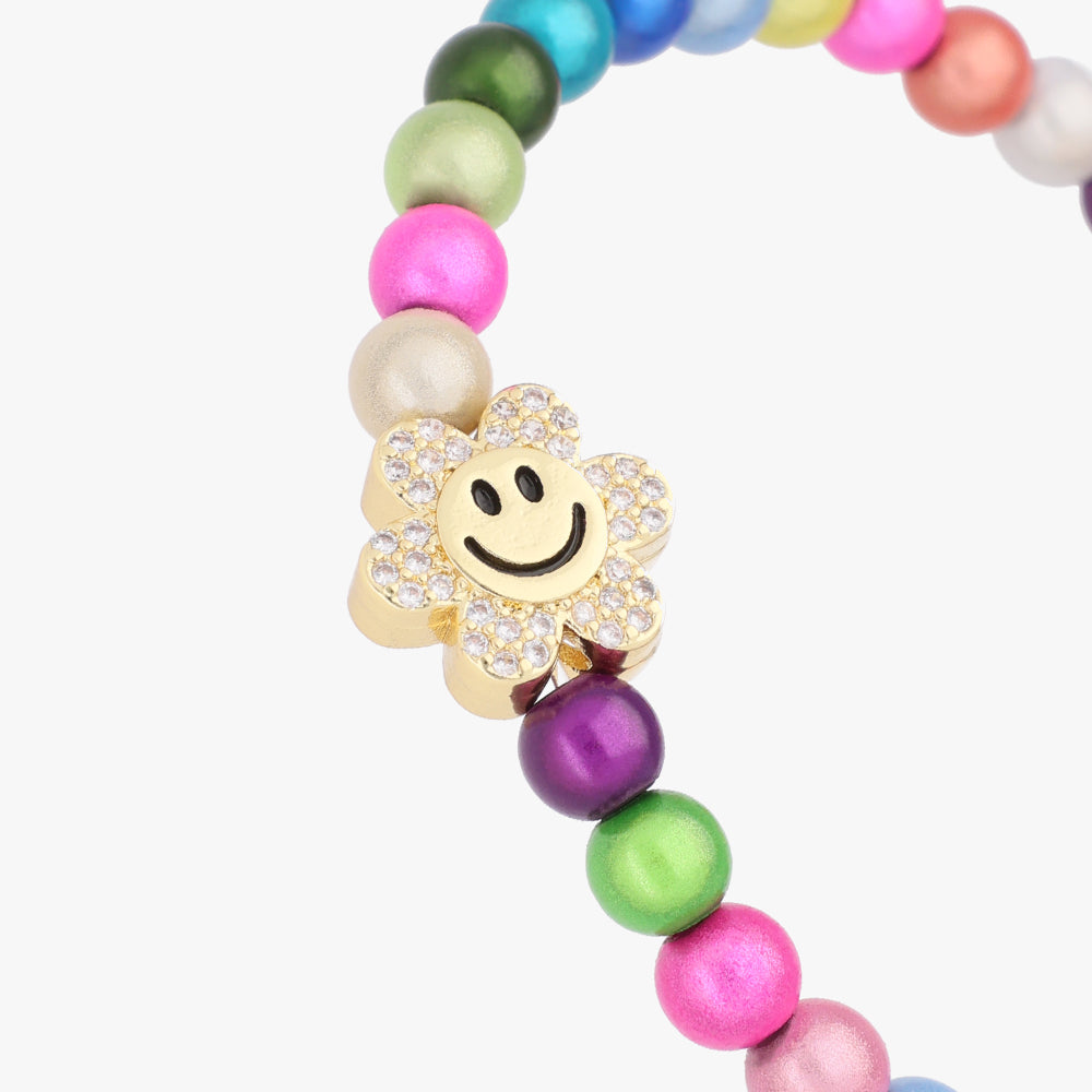 Perlenarmband "Flower Smile"