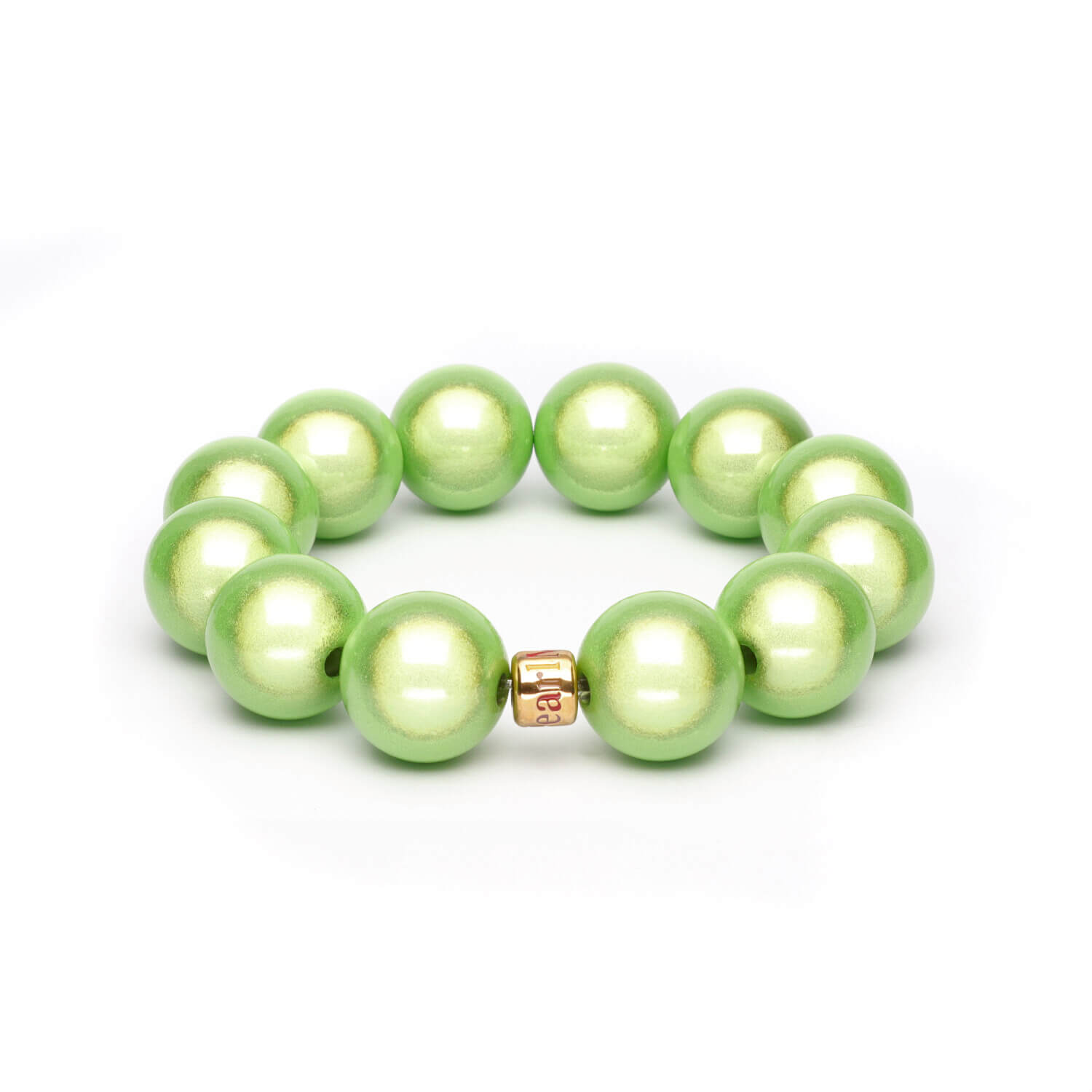 Perlenarmband "Big Lime"