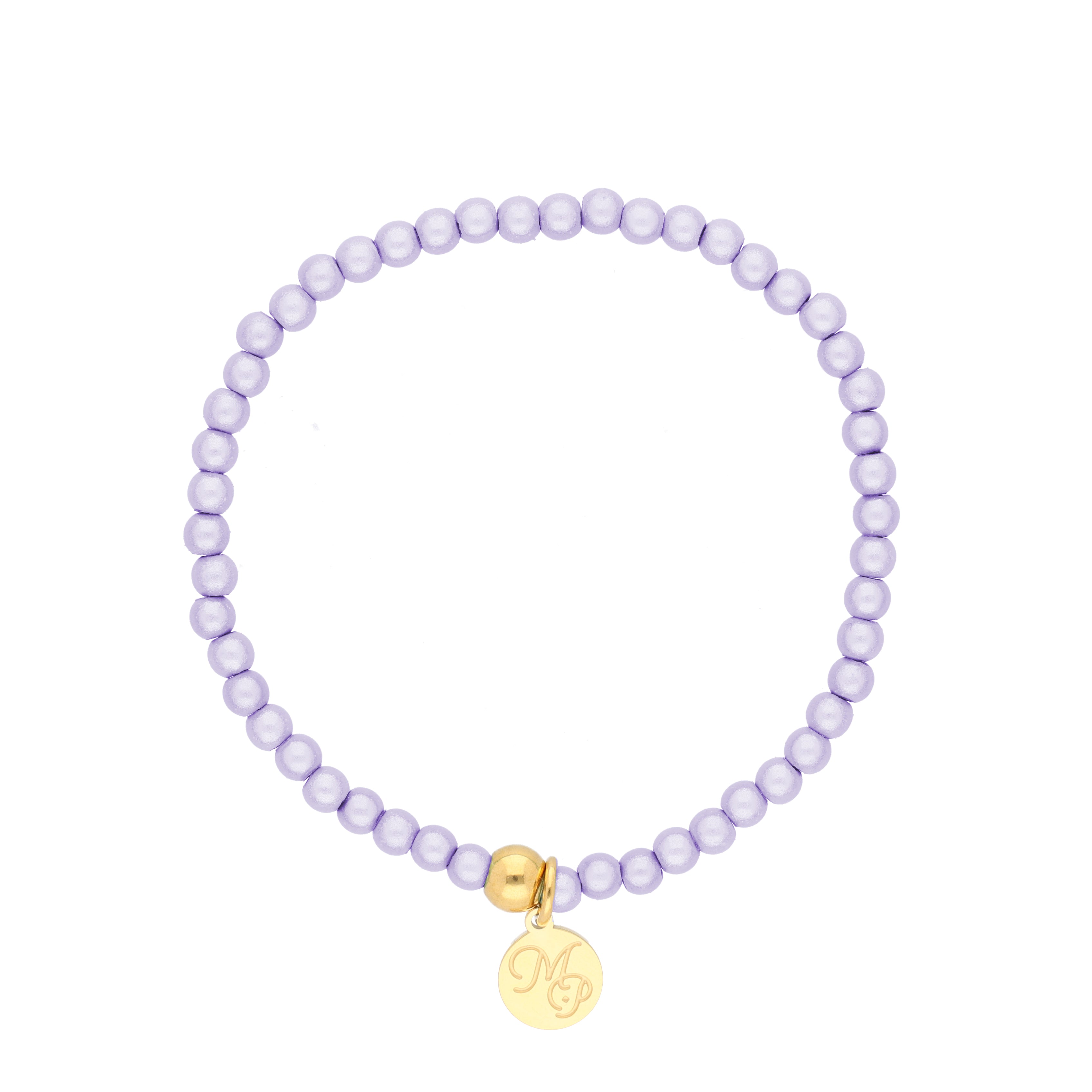 Perlenarmband "Lavendel"