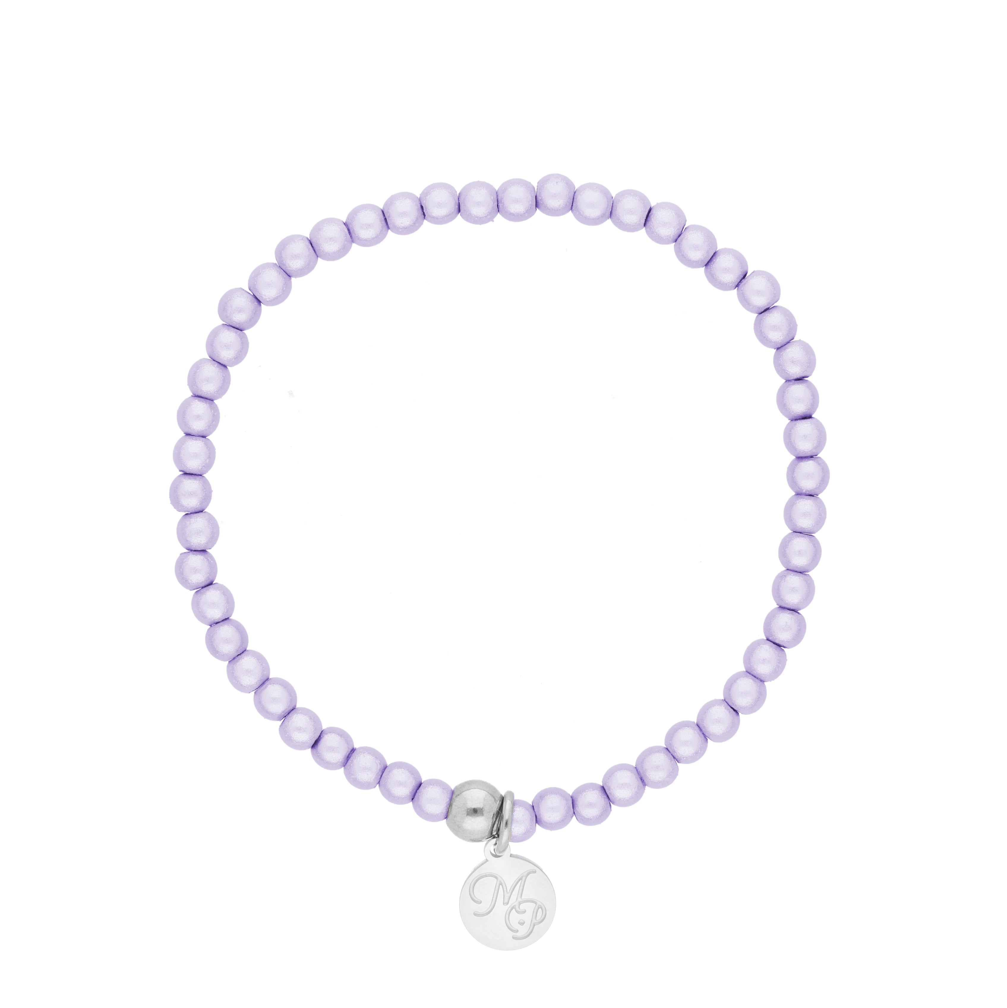Perlenarmband "Lavendel"