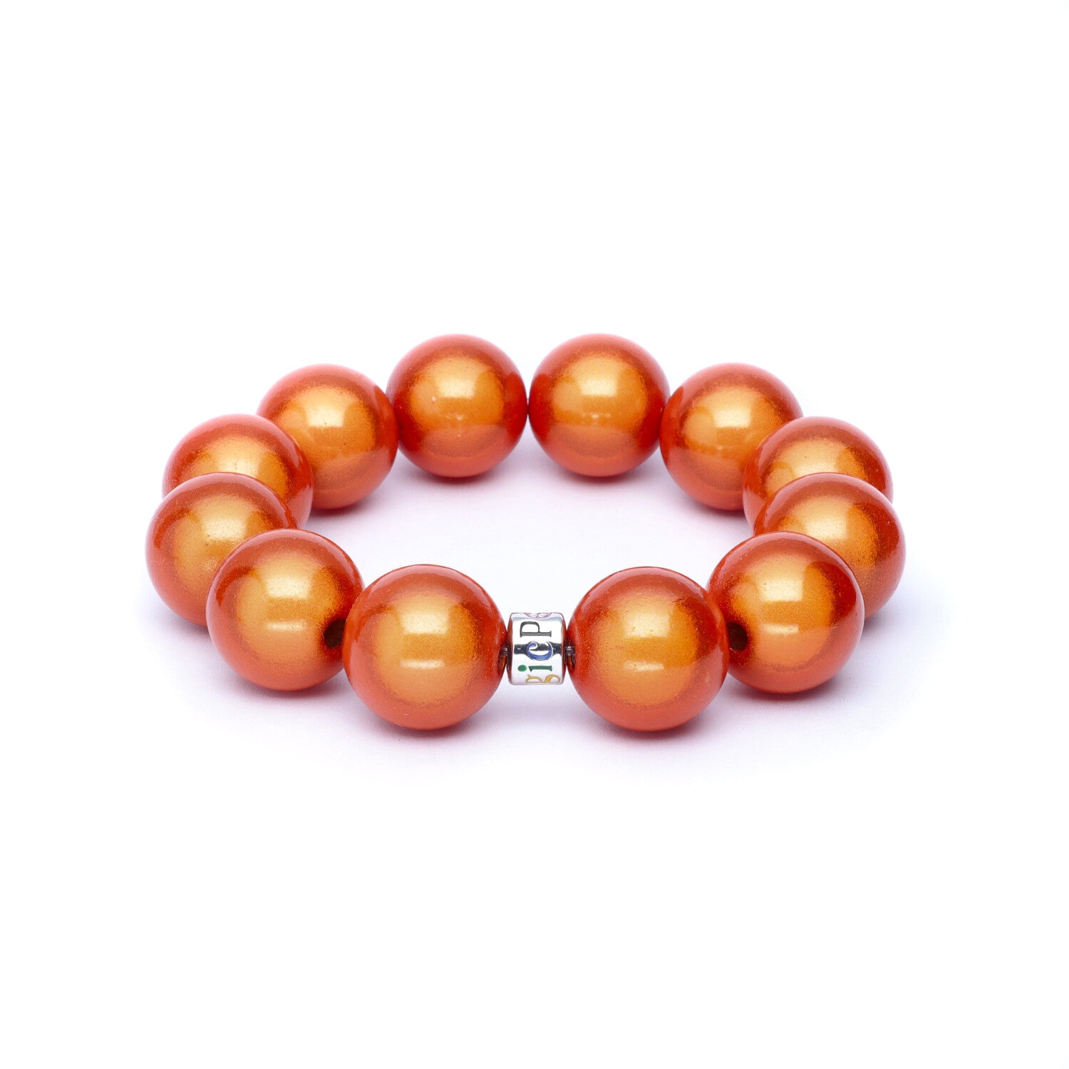 Perlenarmband "Big Oranje"