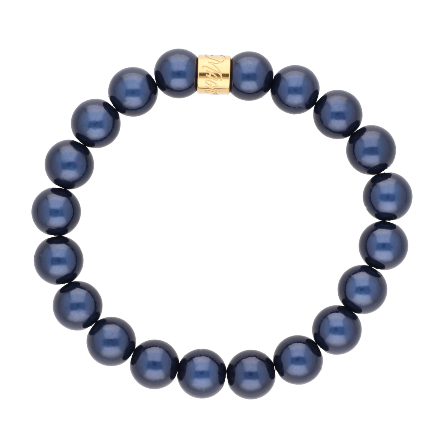 Perlenarmband Midnight Blue