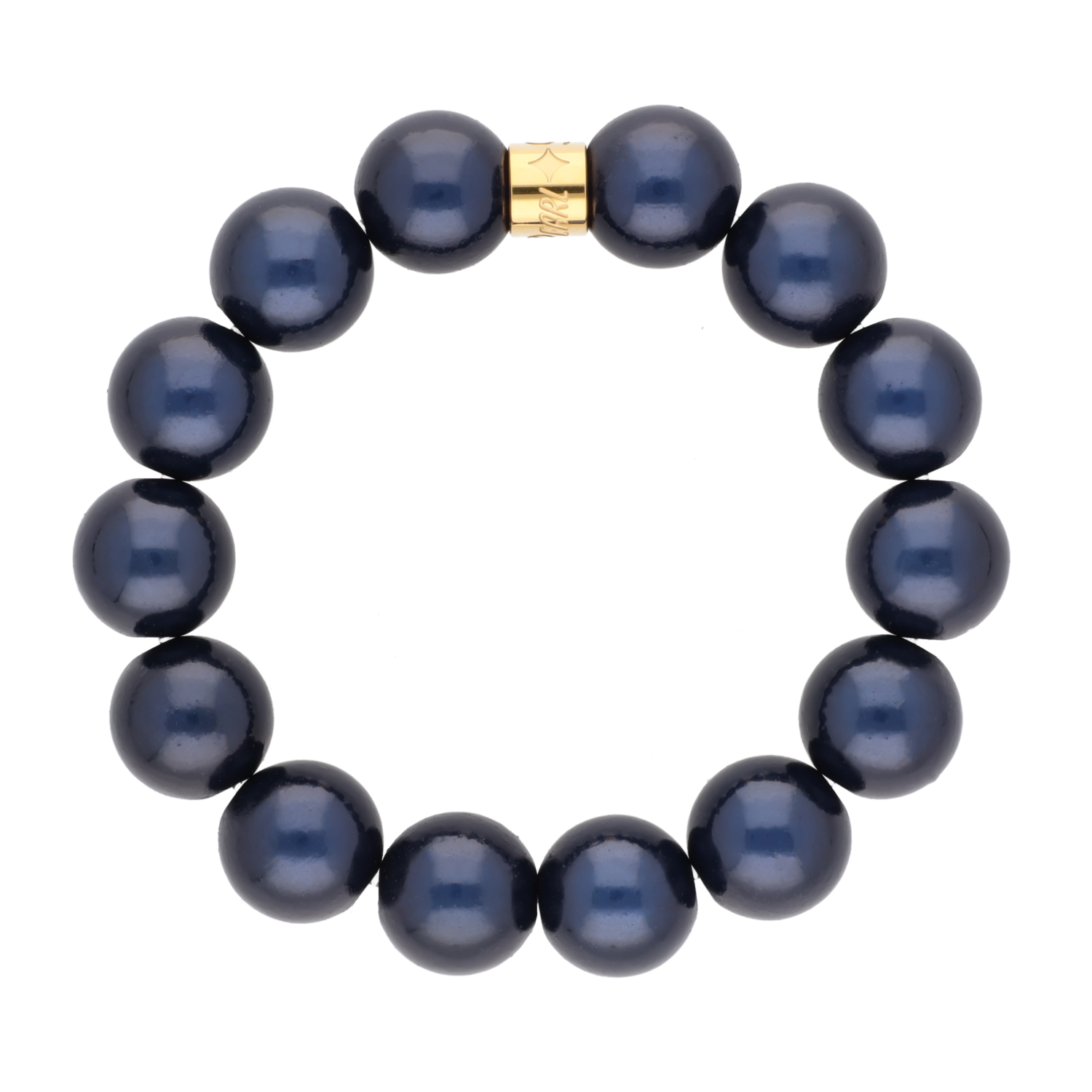 Perlenarmband Midnight Blue
