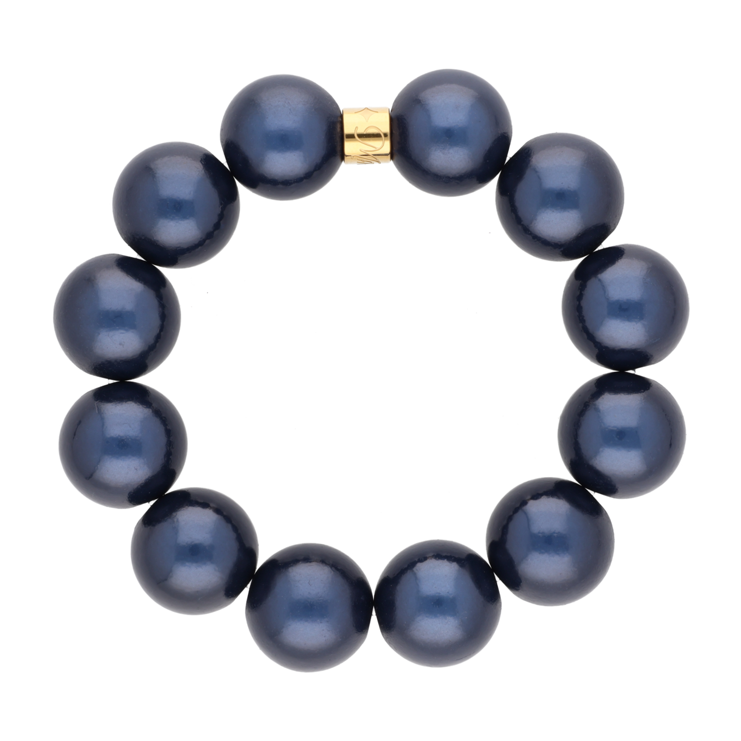 Perlenarmband Midnight Blue