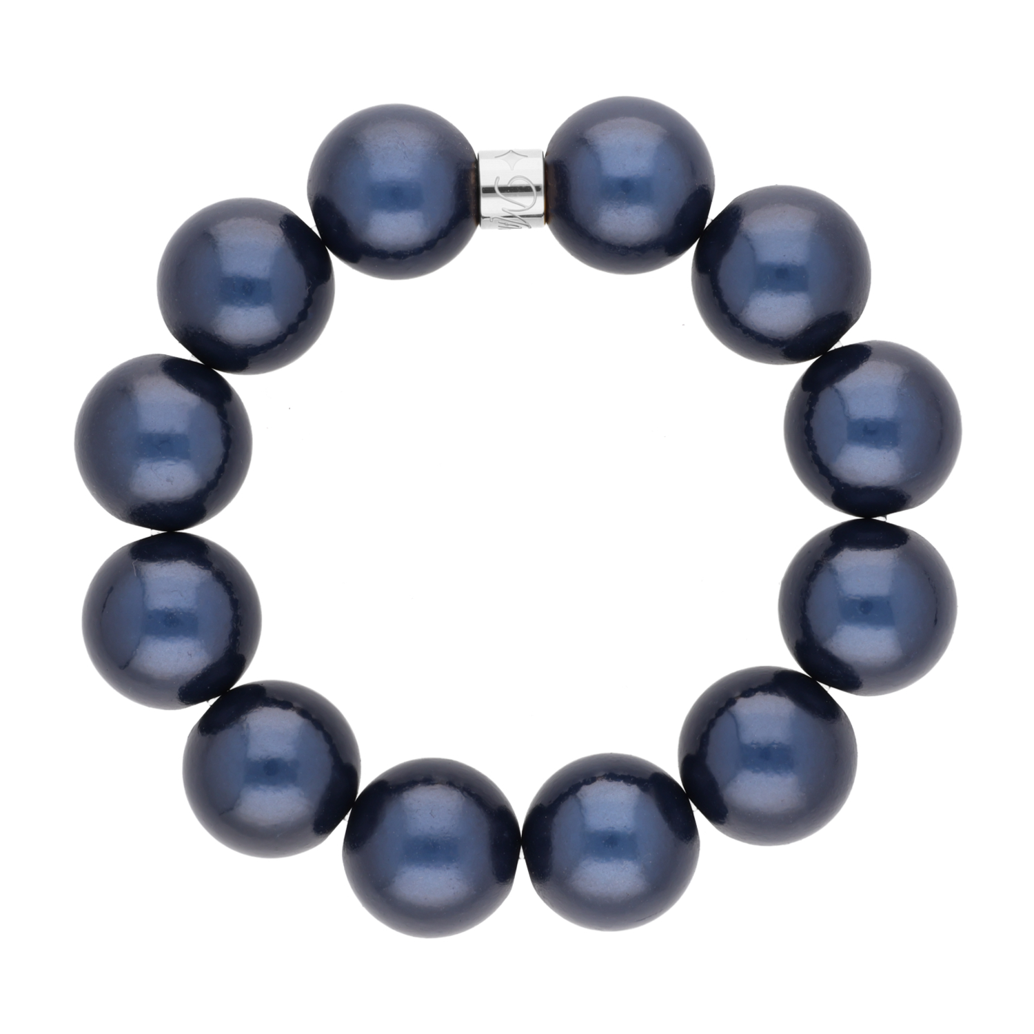 Perlenarmband Midnight Blue