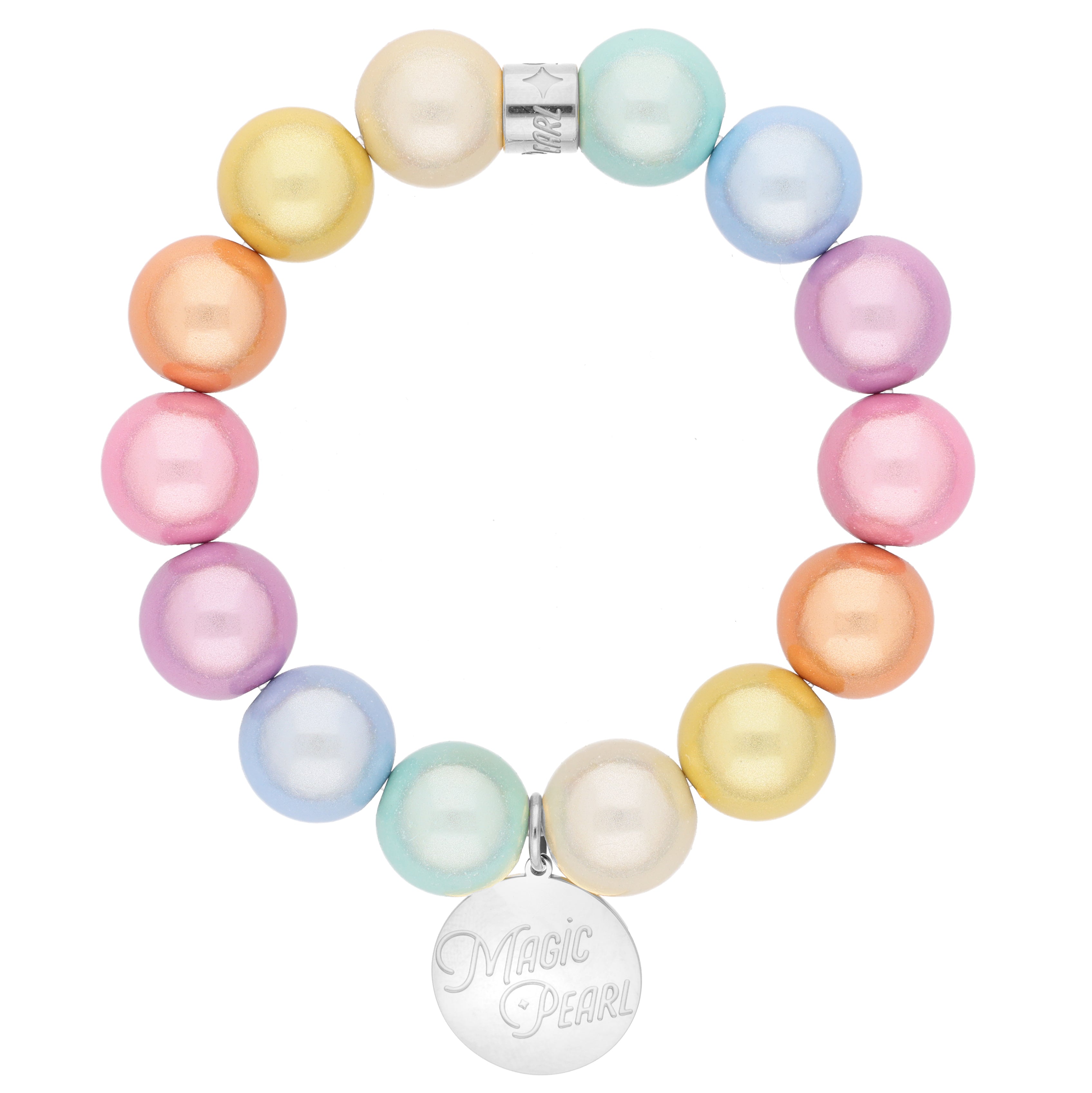 Perlenarmband "Pastell Rainbow"