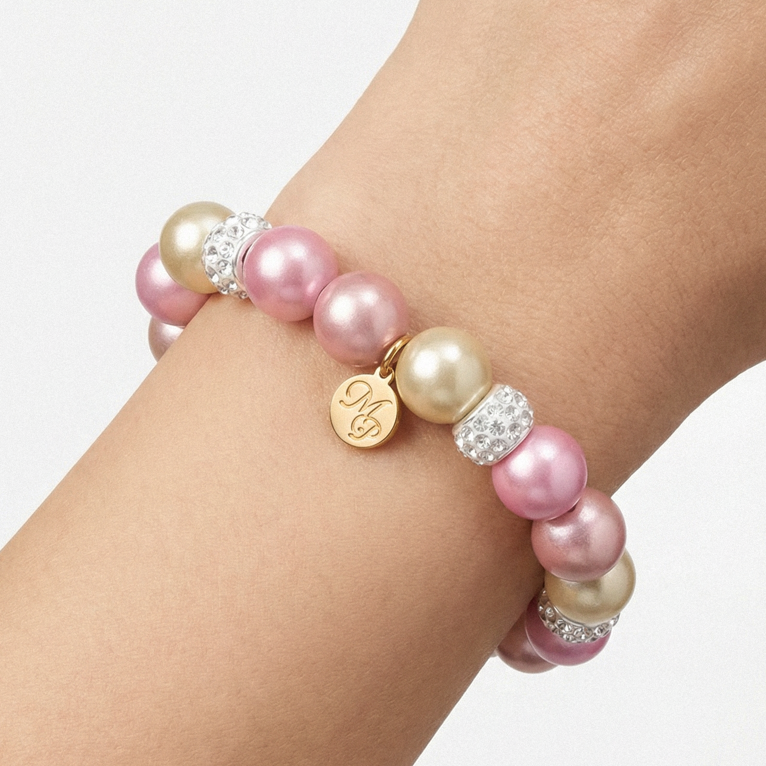 Perlenarmband "Soft Love" Crystal Edition