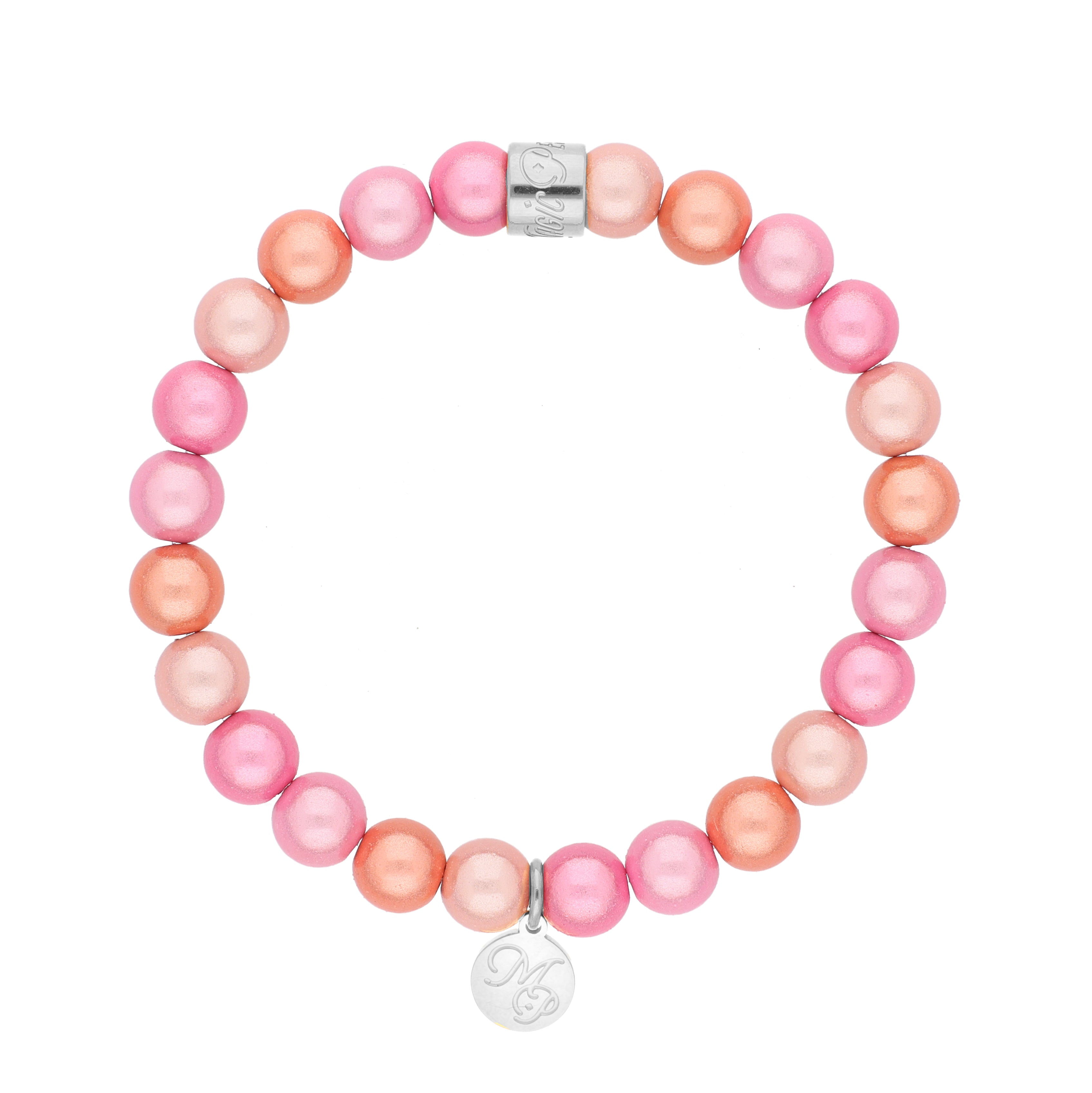 Perlenarmband "Pink Blossom"