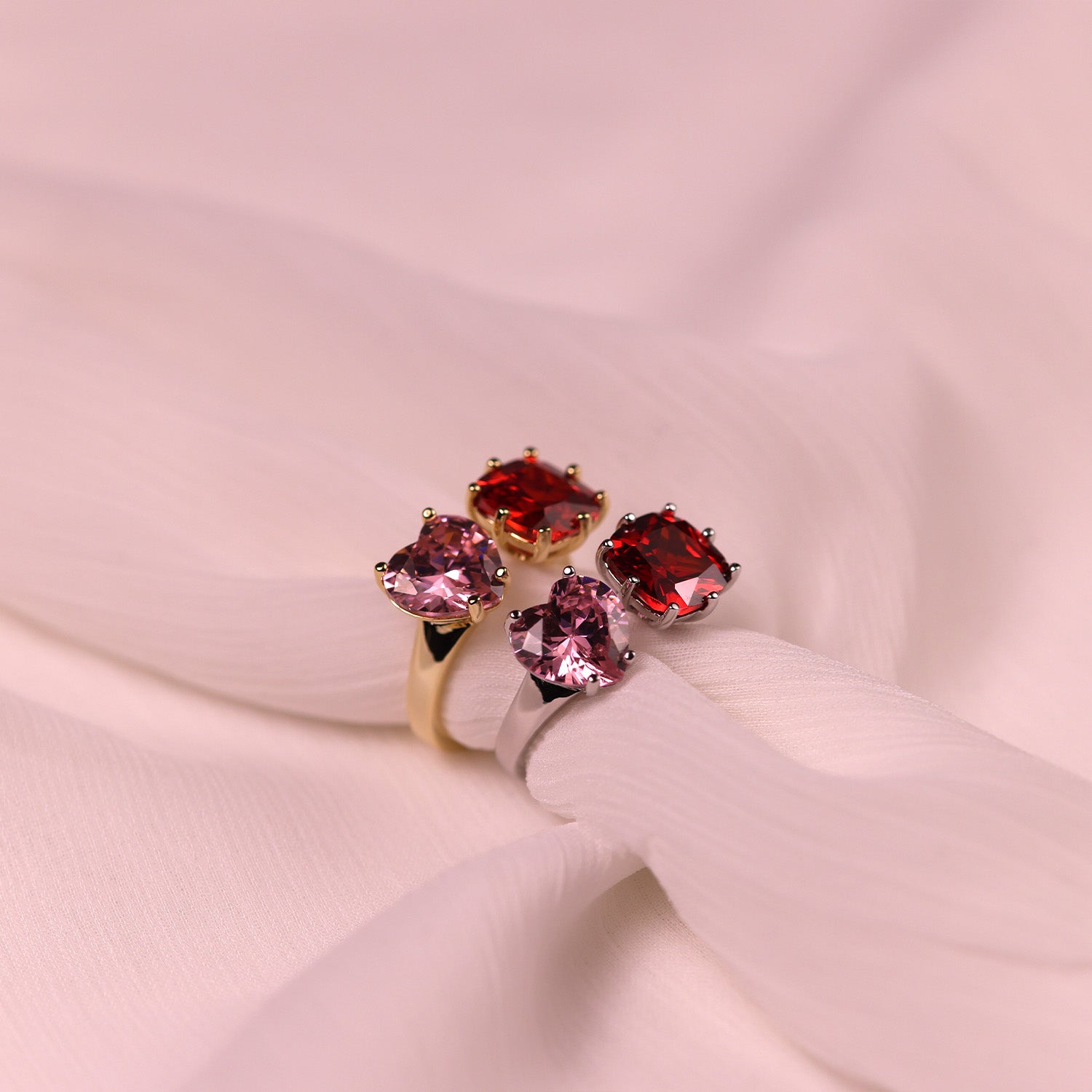 Ring "Crystal Love Heart"