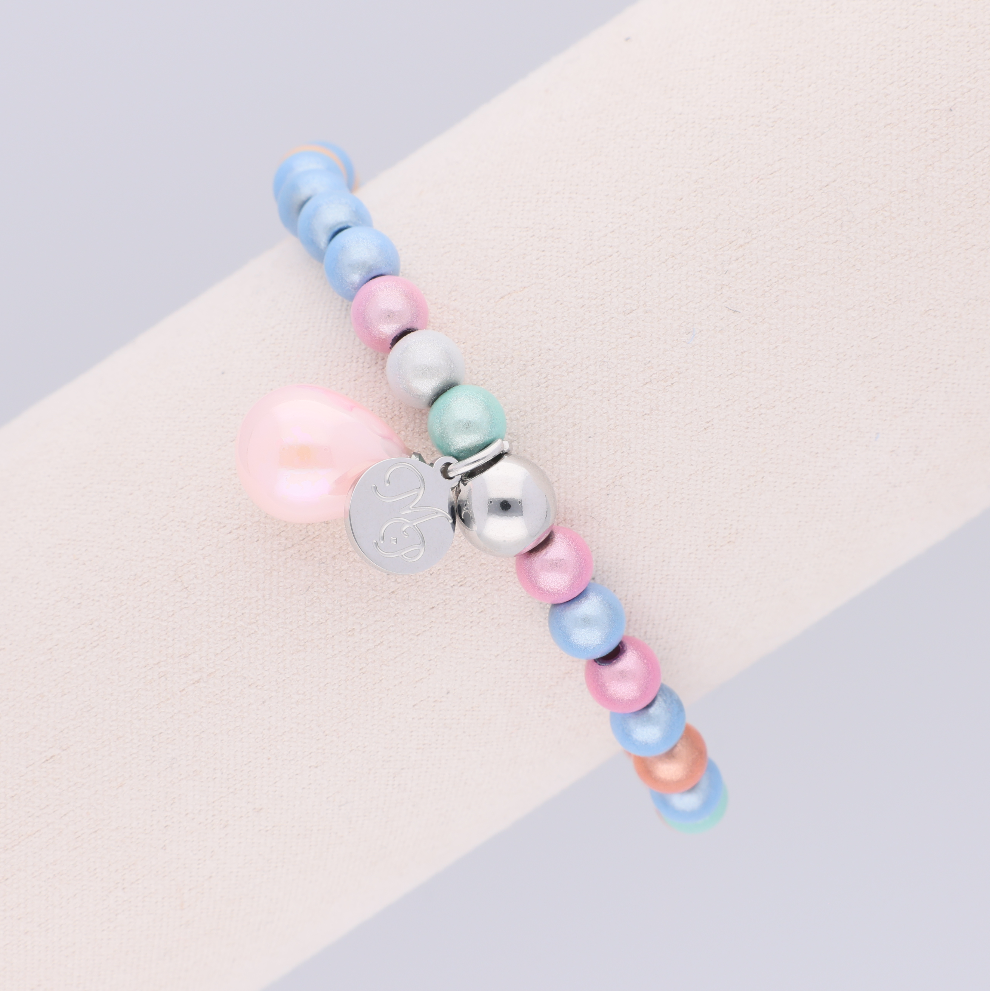 Perlenarmband "Pastell Drop"
