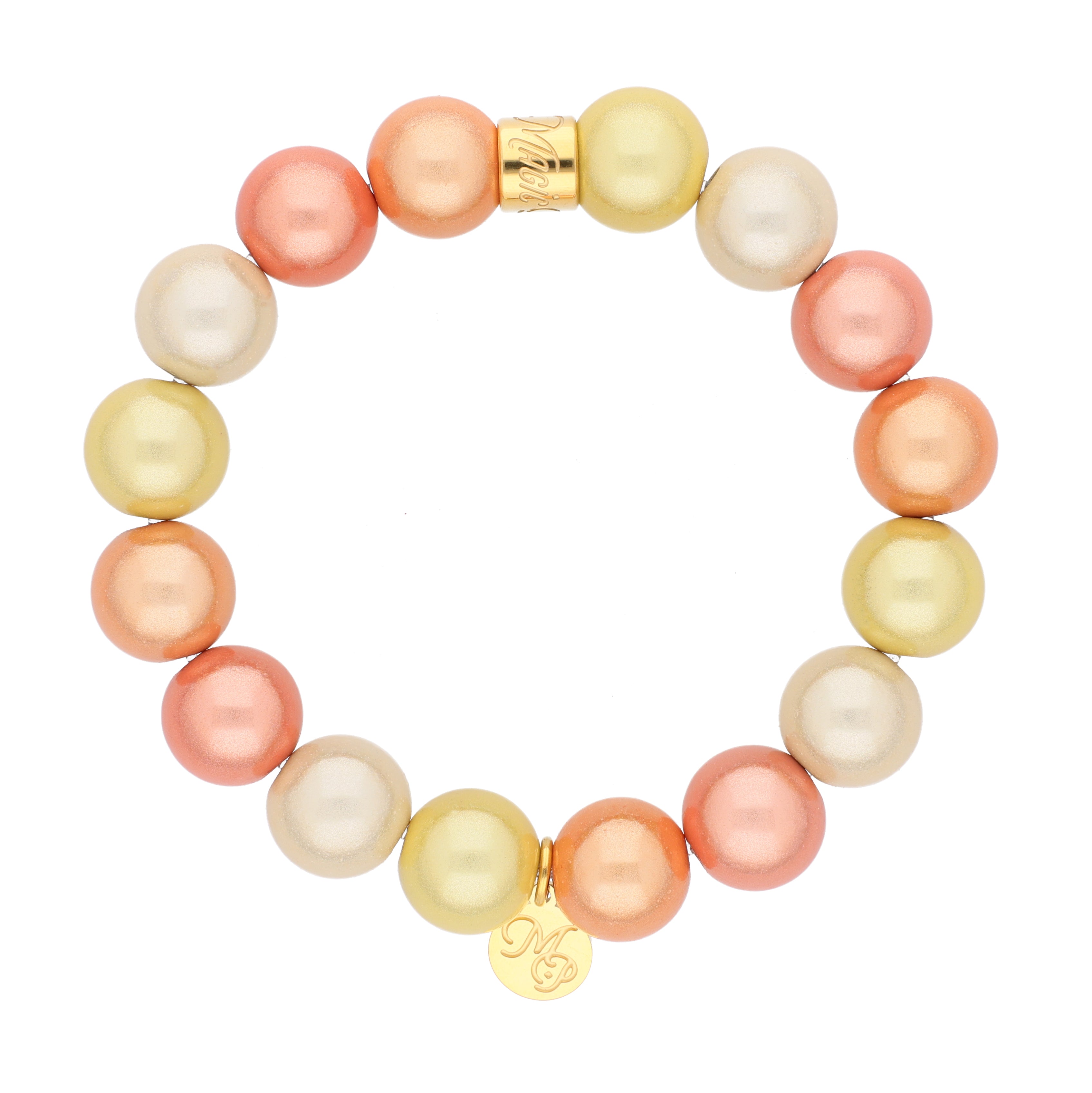Perlenarmband "Vanilla Sunrise"