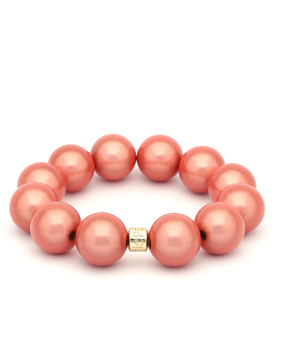 Perlenarmband "Big Apricot"
