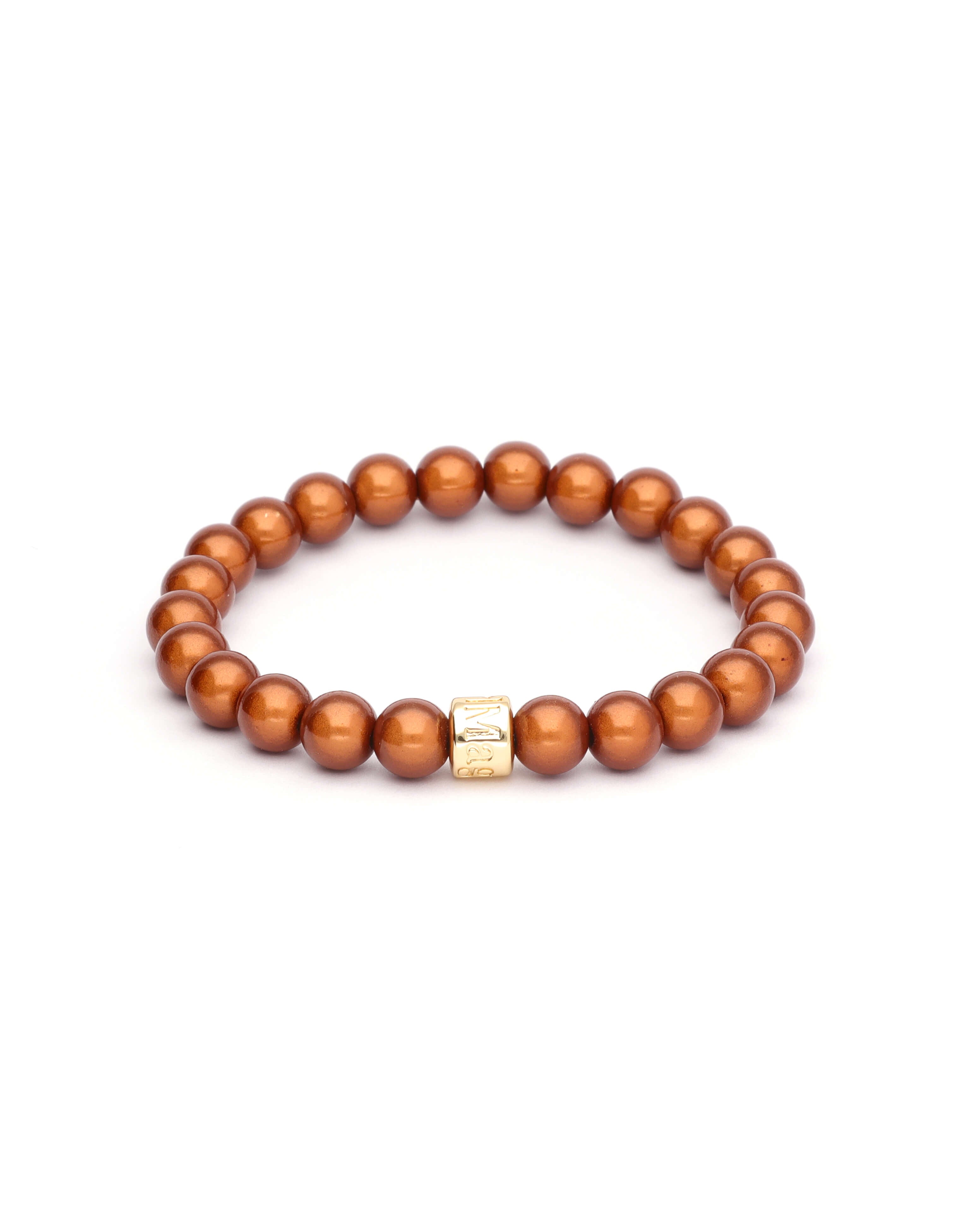 Perlenarmband Bronze Fine