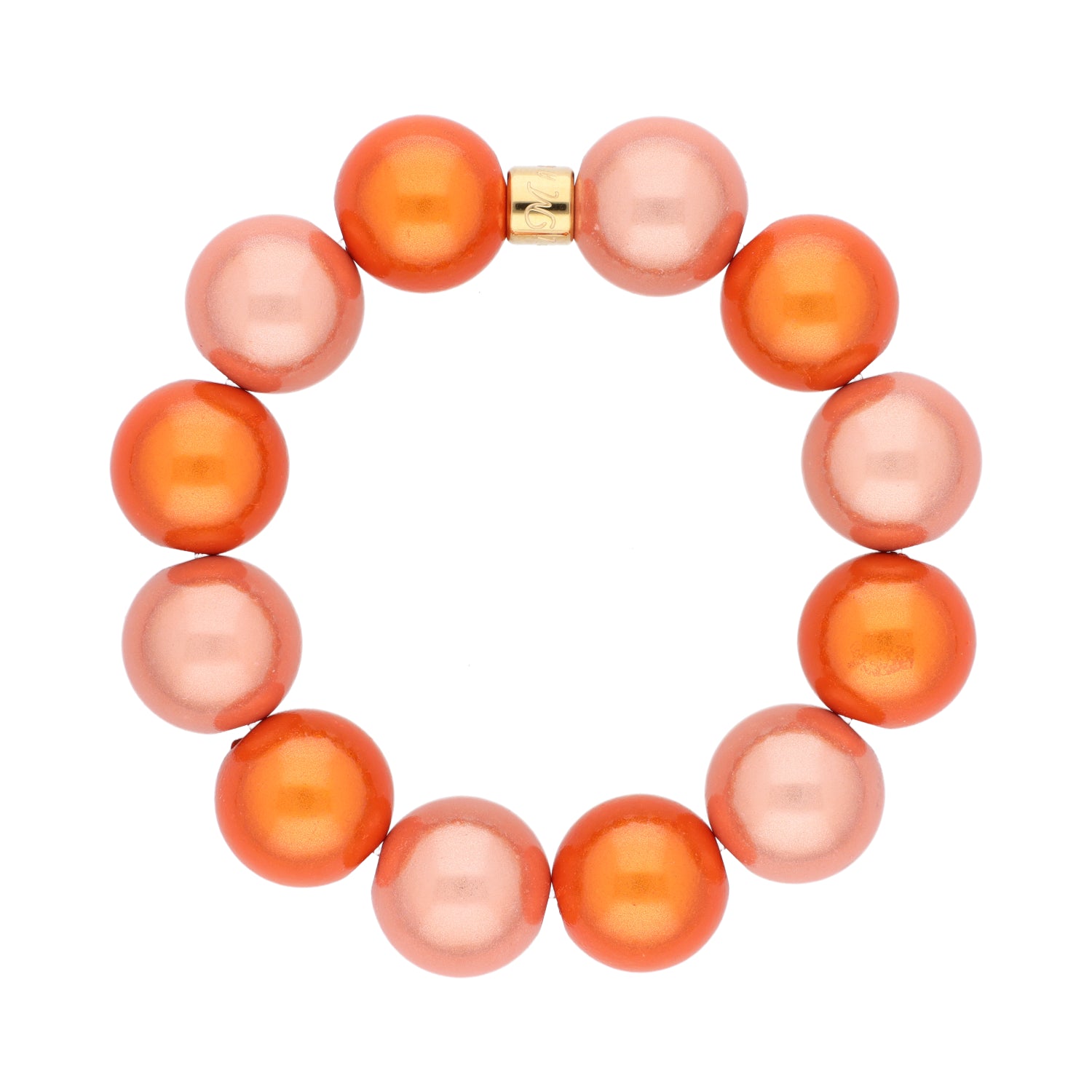 Golden Papaya Perlenarmband