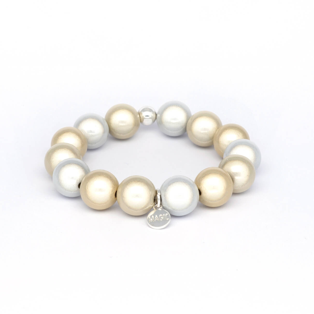 Perlenarmband Coco Champagne