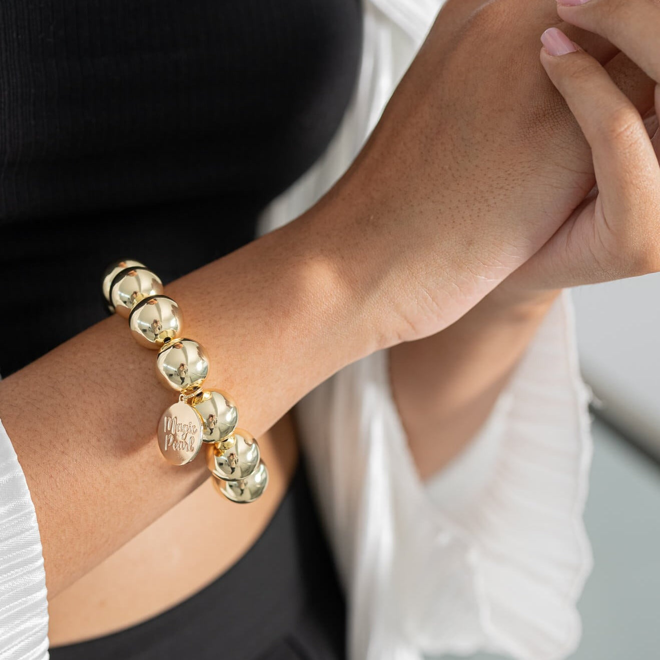 Perlenarmband Chunky