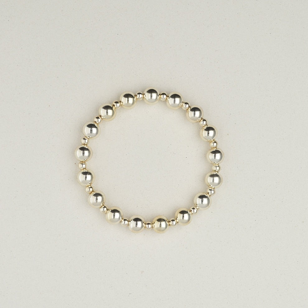 Eagle Gold Bead Bracelet