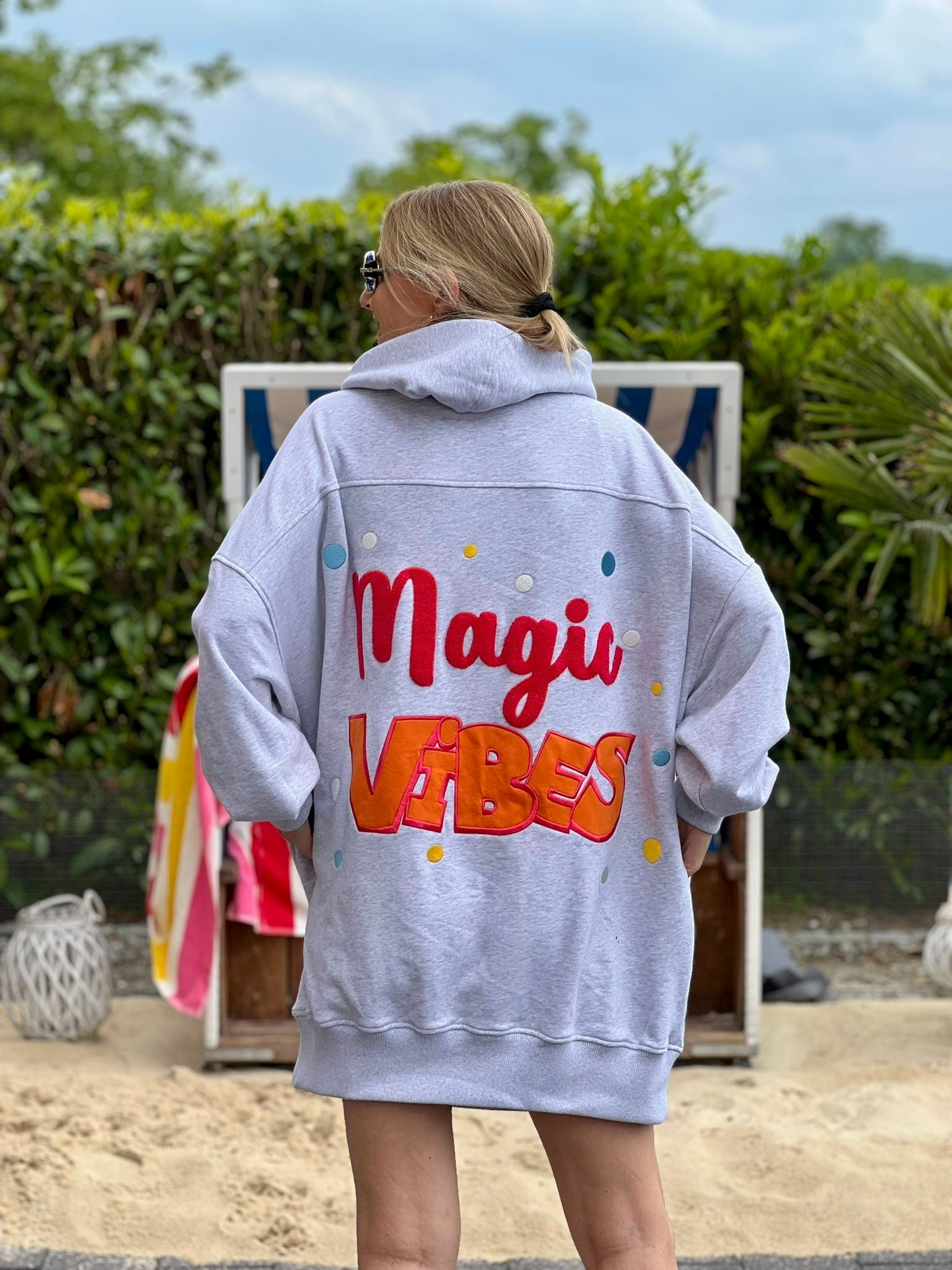Beach Edition Hoodie-Dress - "Magic Vibes"