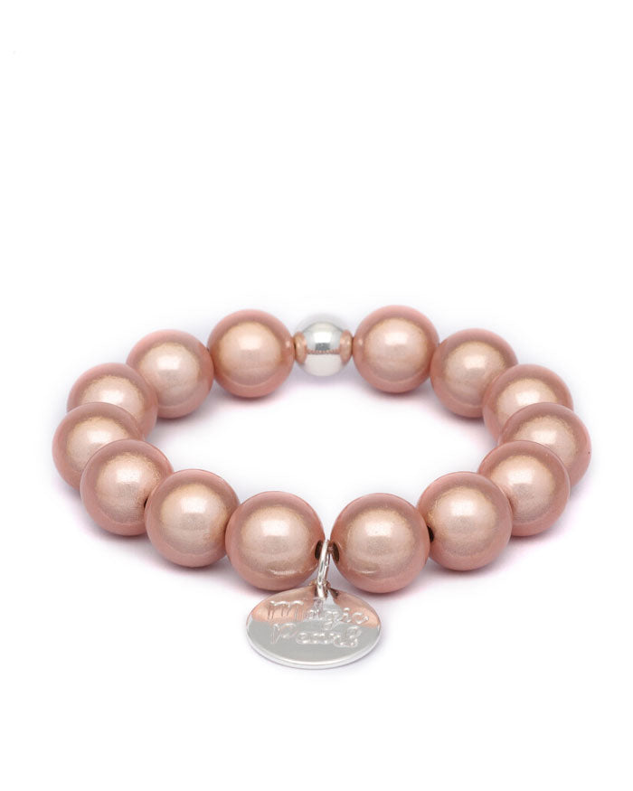 Pearl bracelet champagne rose