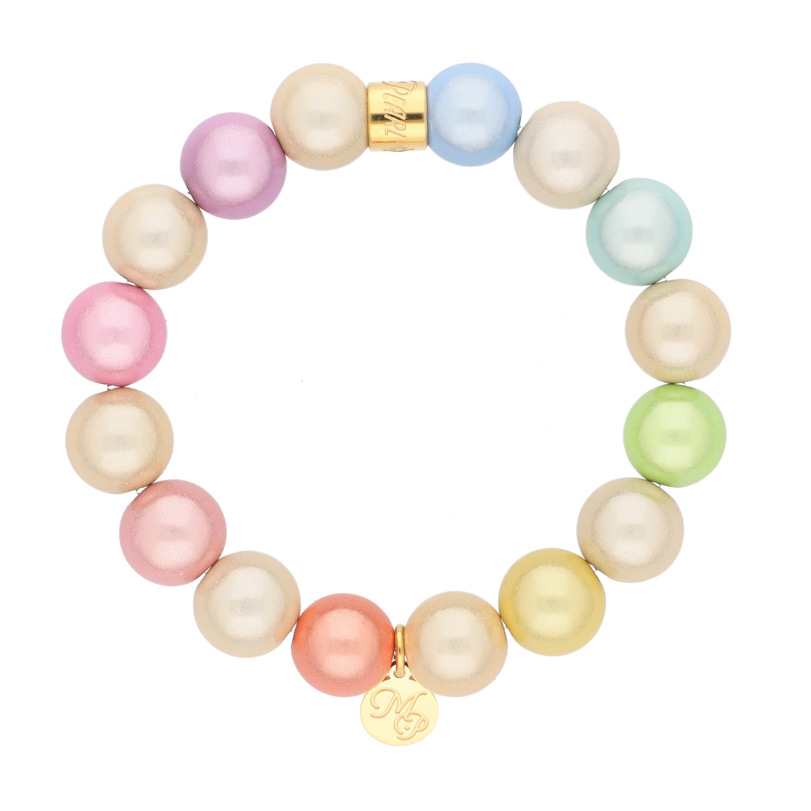 Perlenarmband "Champagner Blossom"