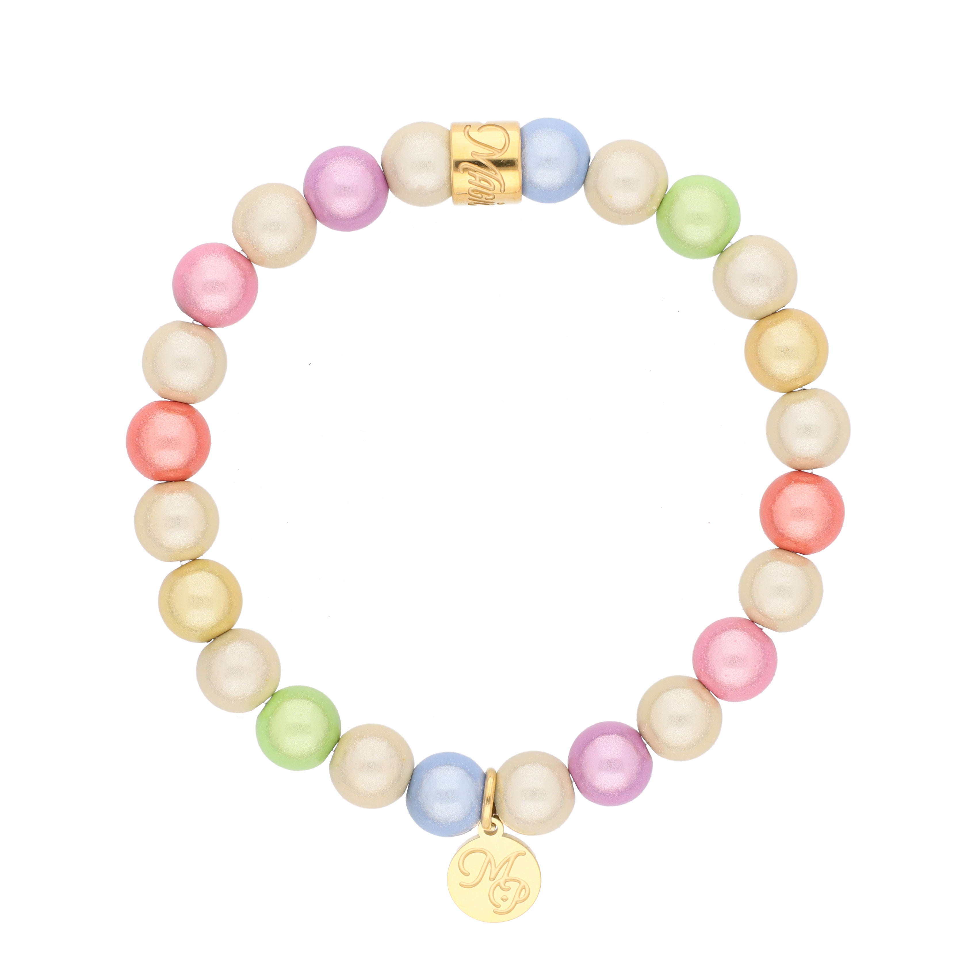 Perlenarmband "Champagner Blossom"