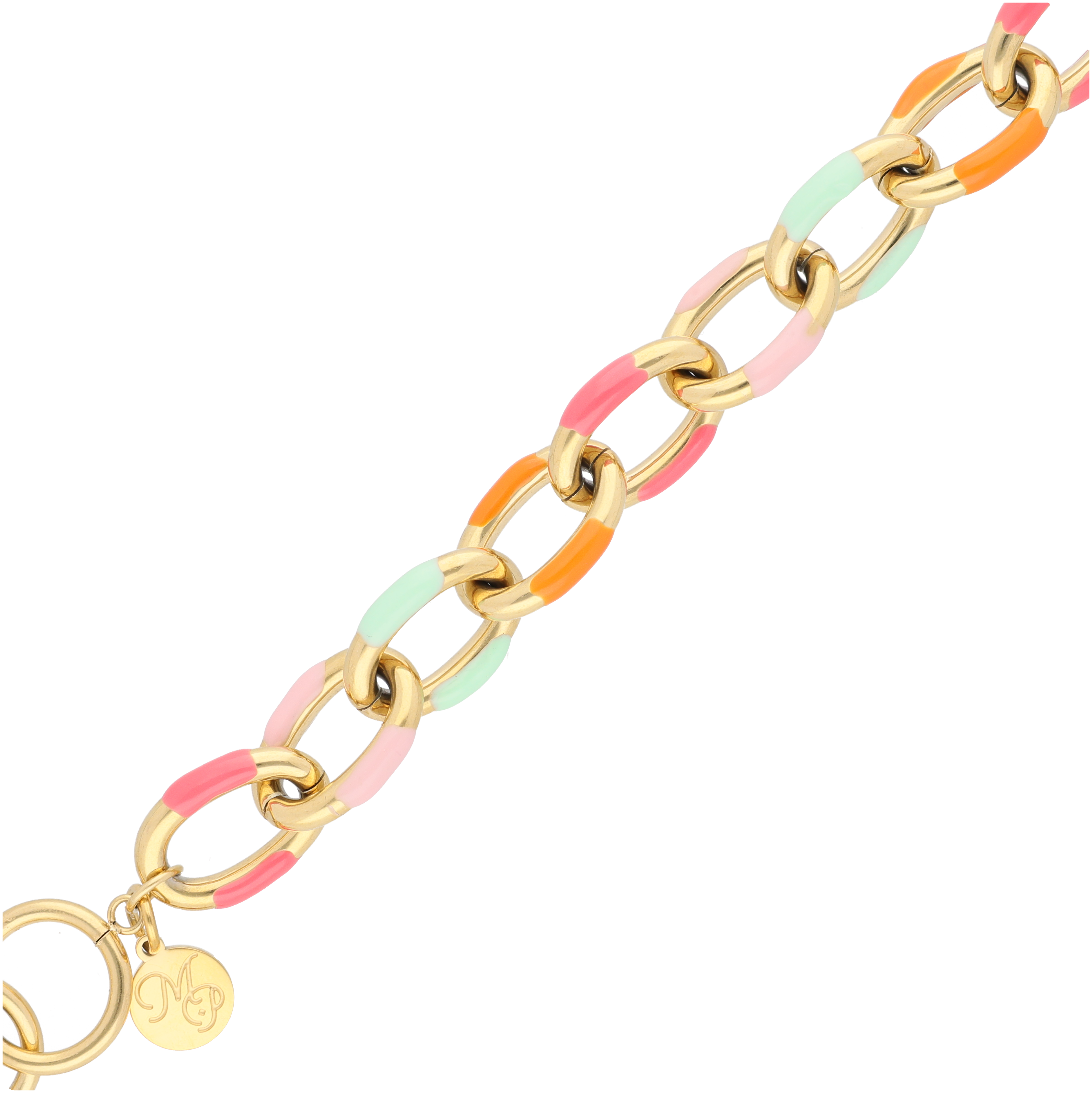 Gliederarmband "Color Chain"