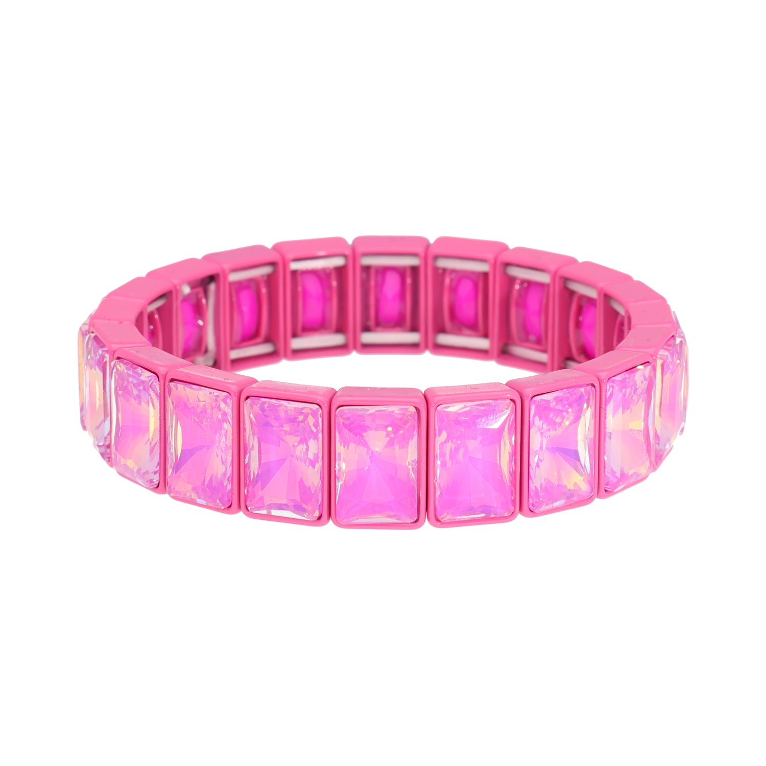 Color Pop Gems Armband - Hot Pink