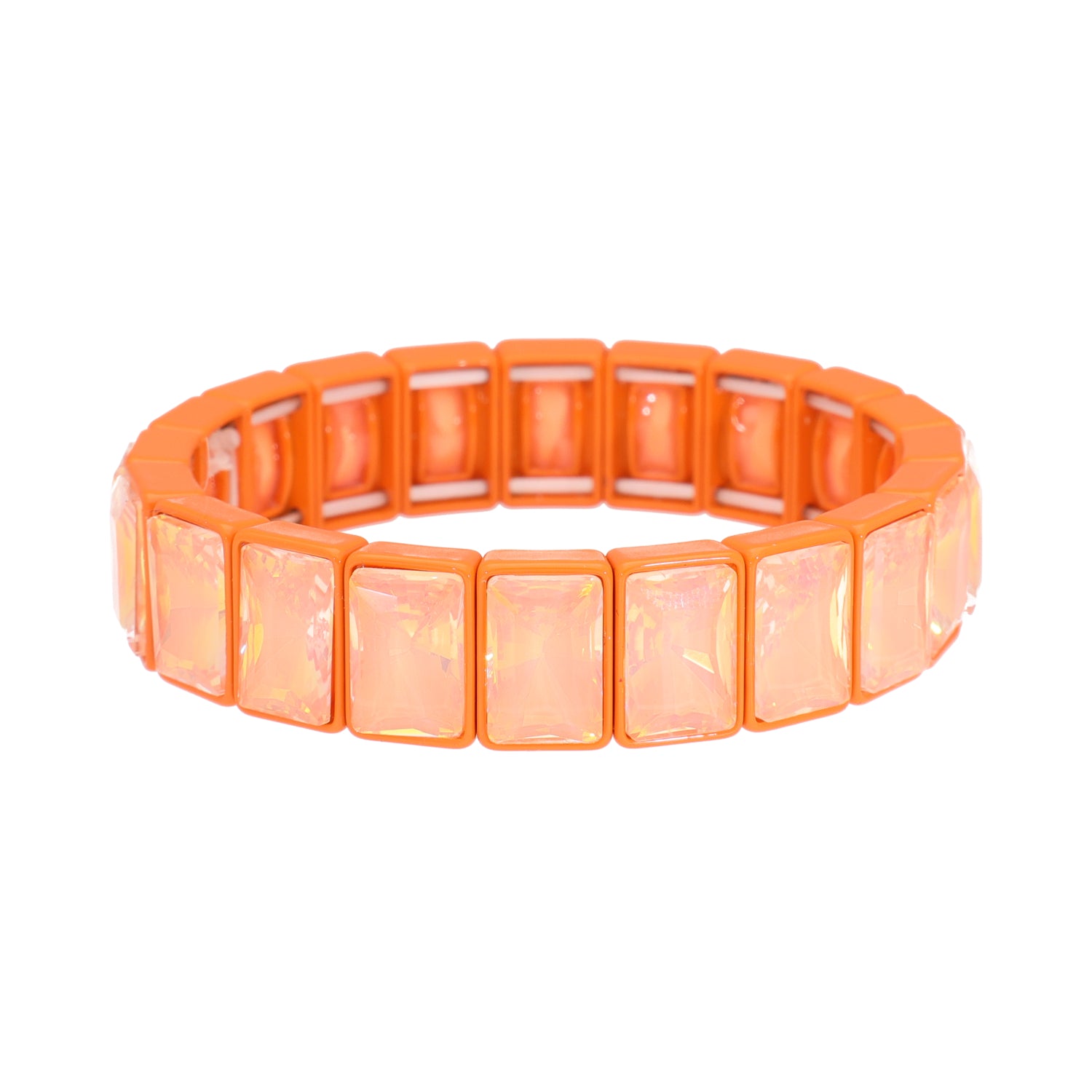 Color Pop Gems Armband - Sunset Orange
