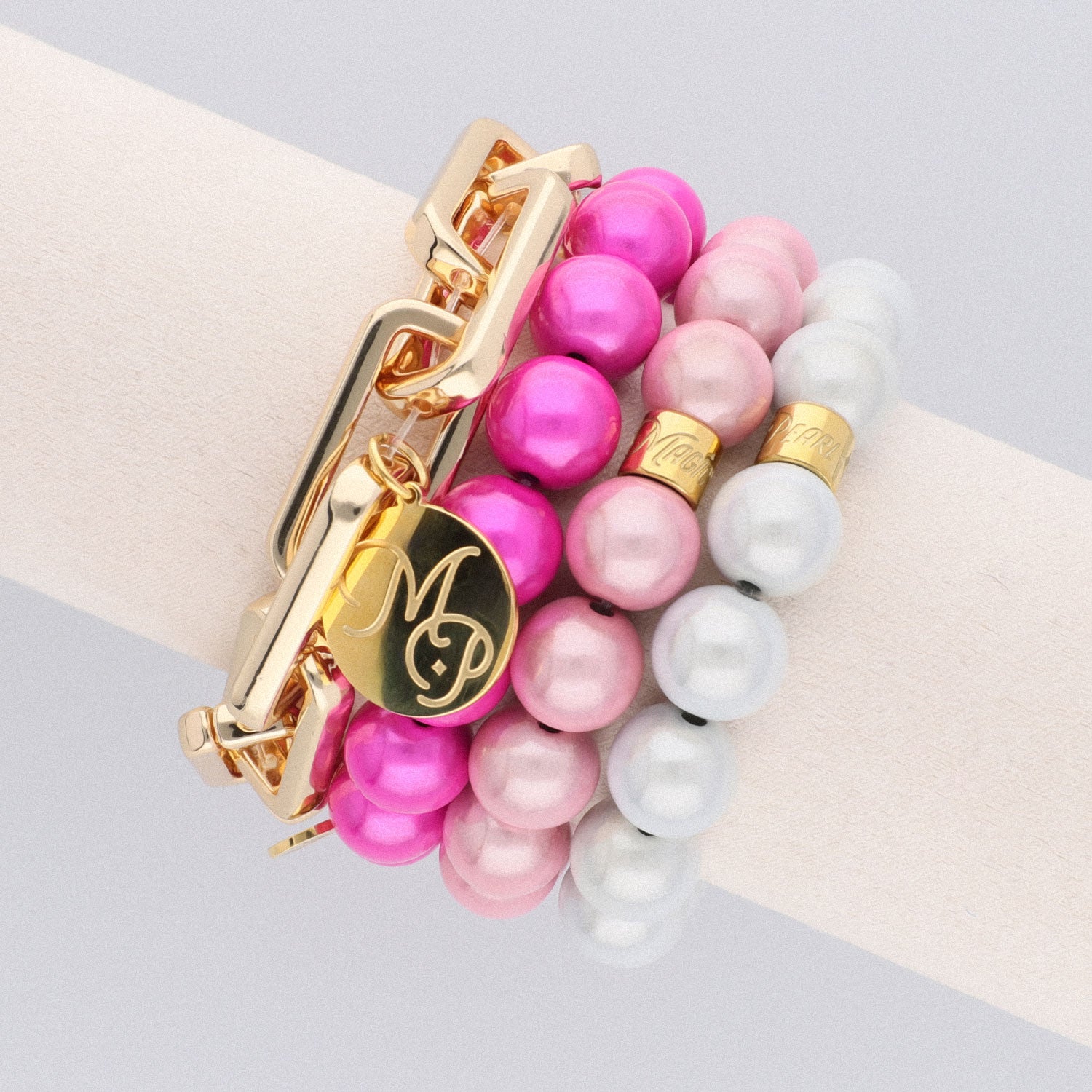 Armband-Set Edge Daisies