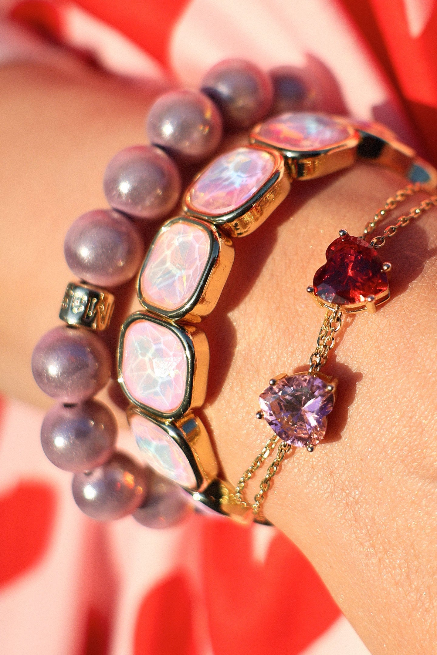 Gemstone Armband - Rose