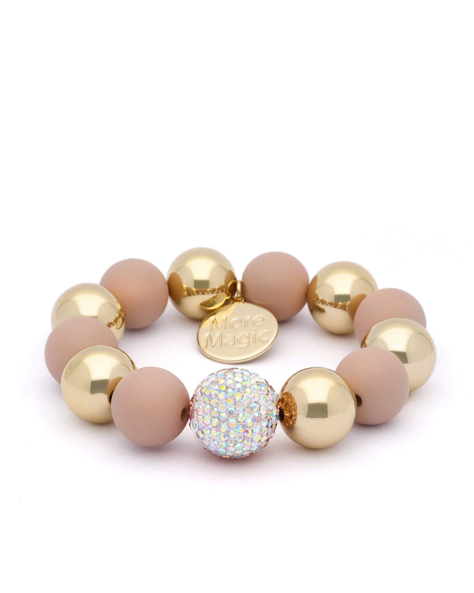 Perlenarmband PoS Champagne