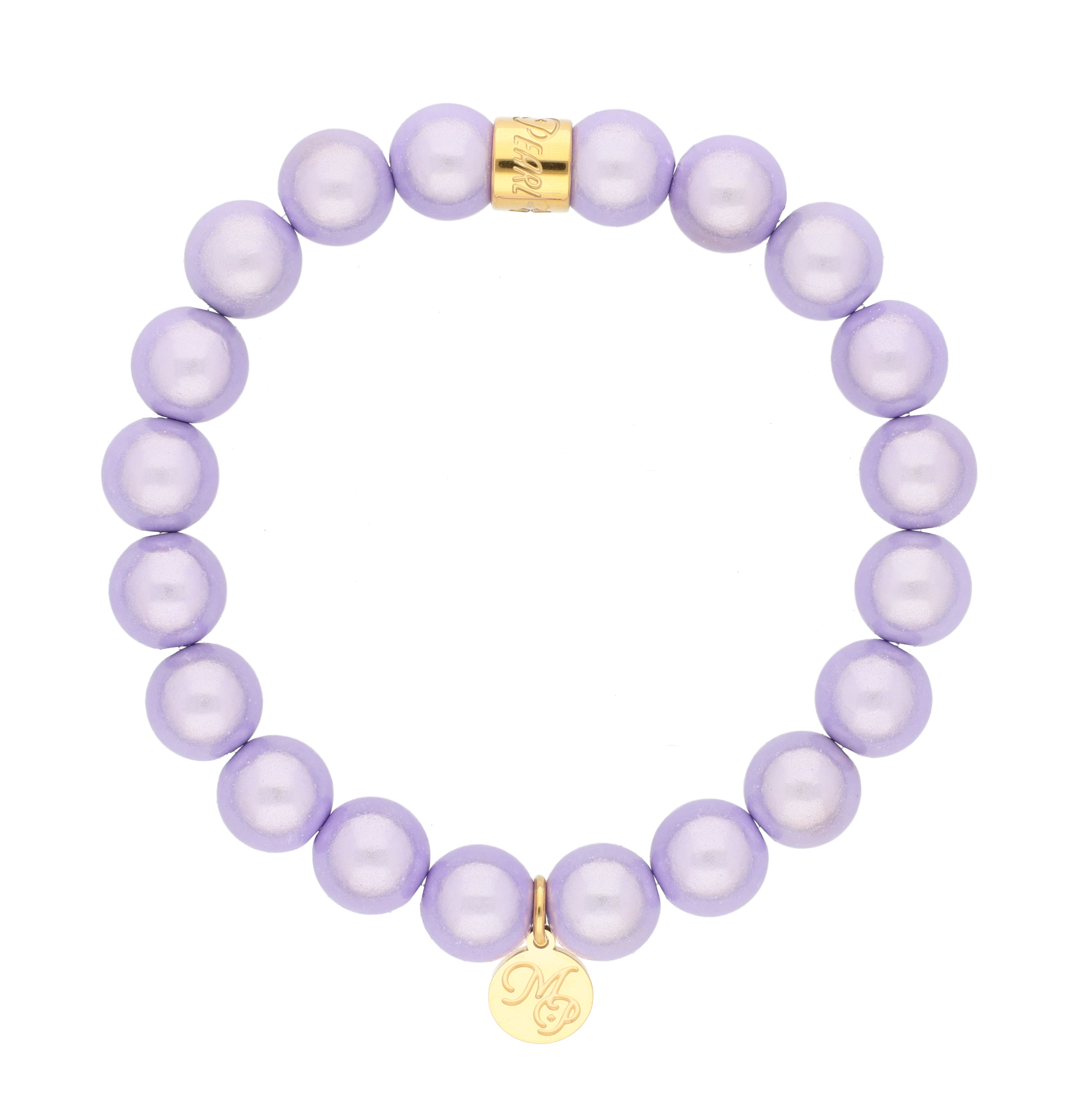 Perlenarmband "Lavendel"