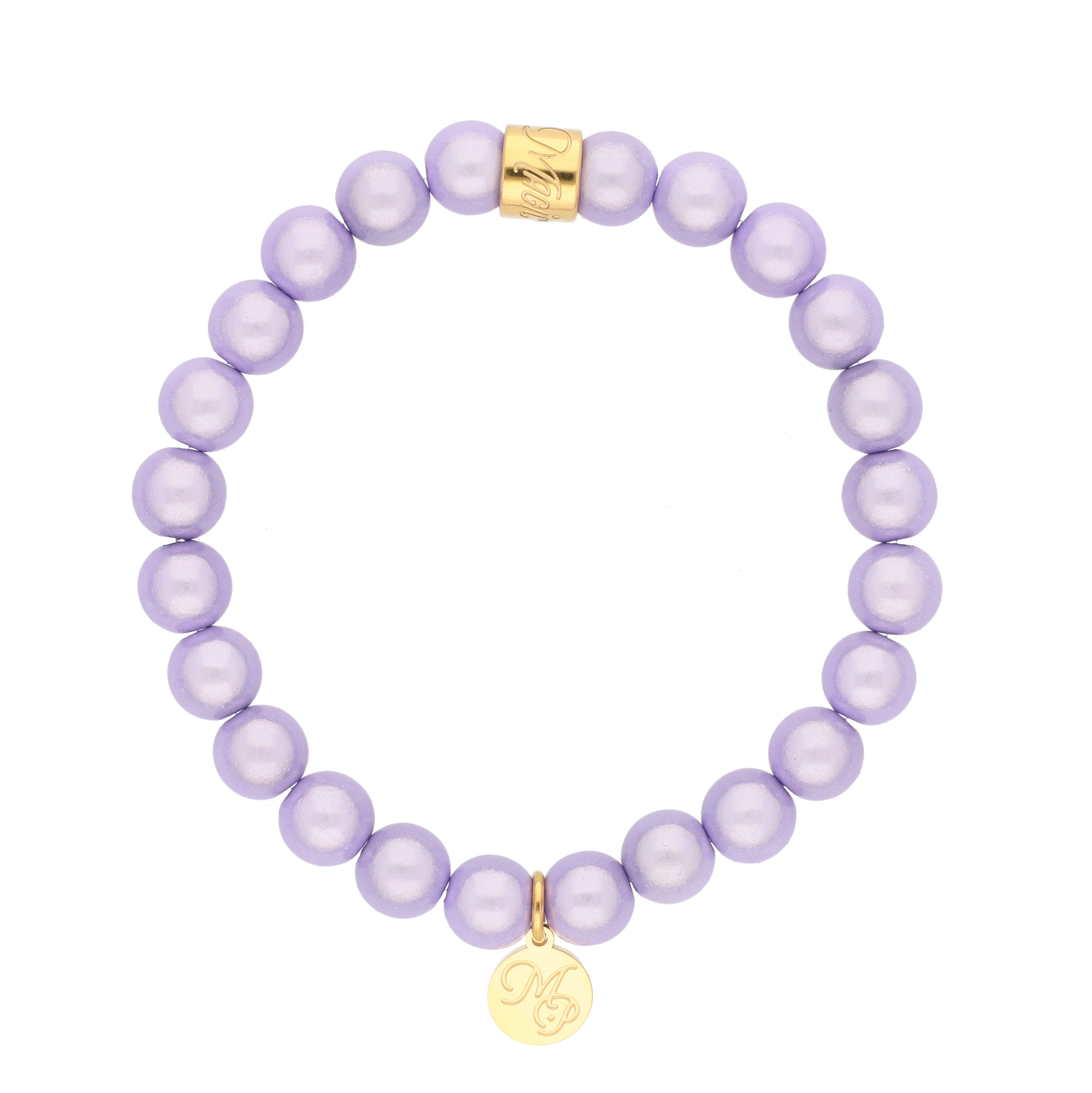Perlenarmband "Lavendel"