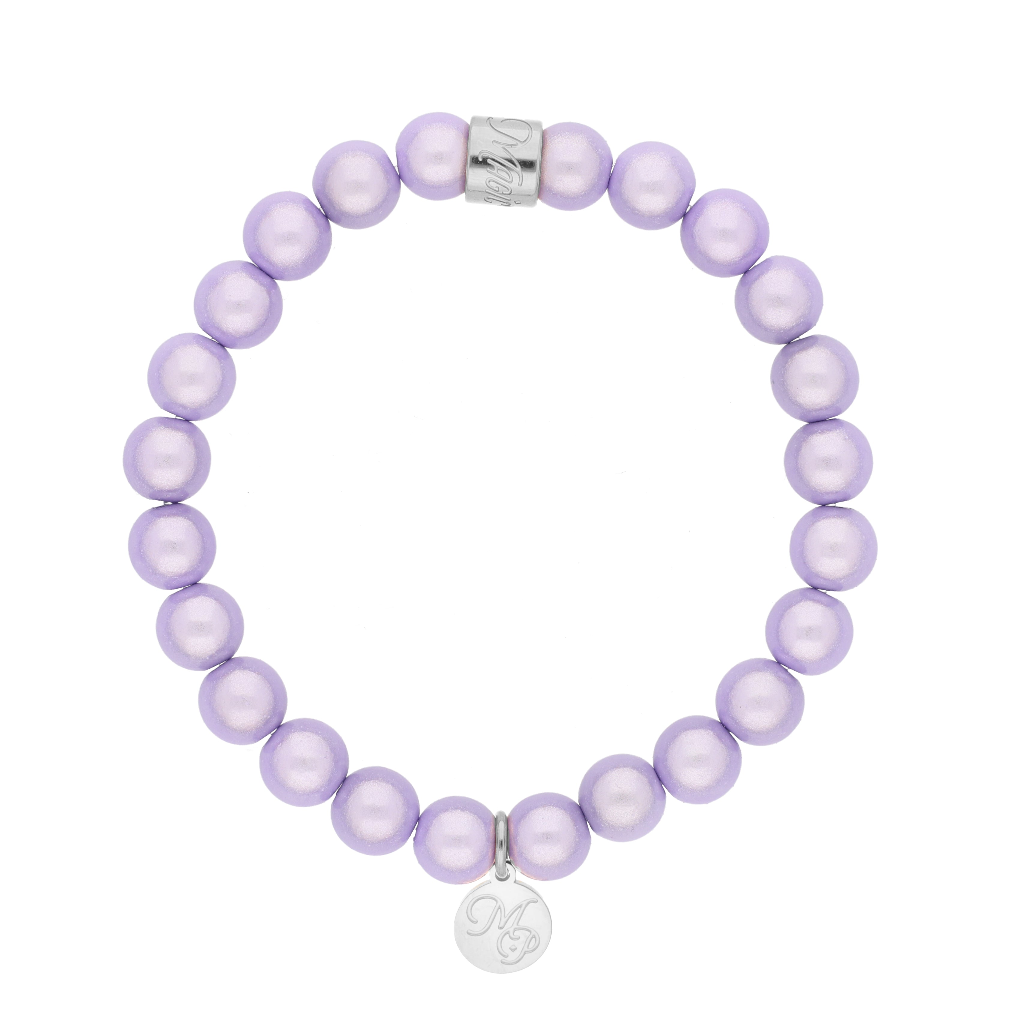 Perlenarmband "Lavendel"