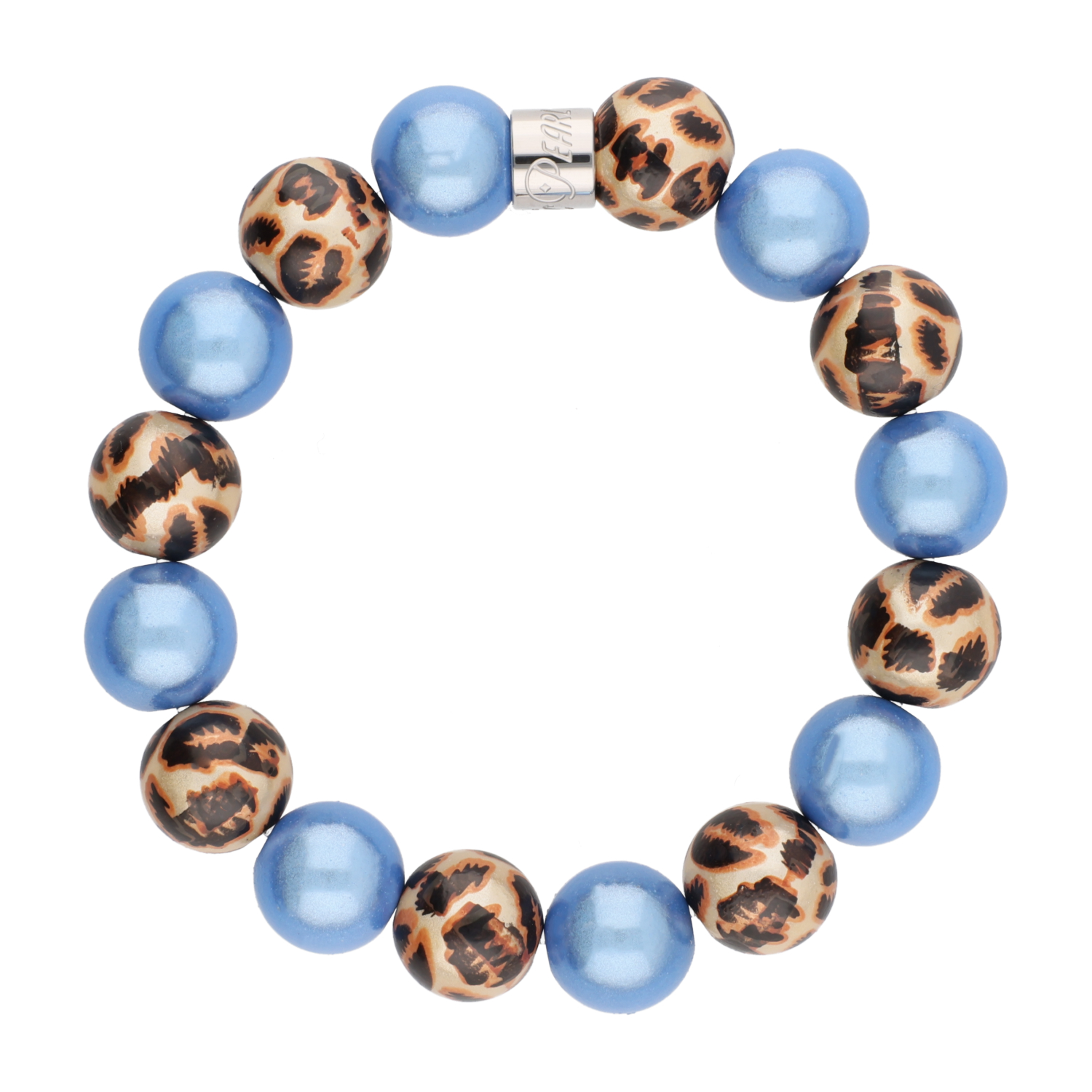 Perlenarmband Wild Magic - Leo Jeans Blue