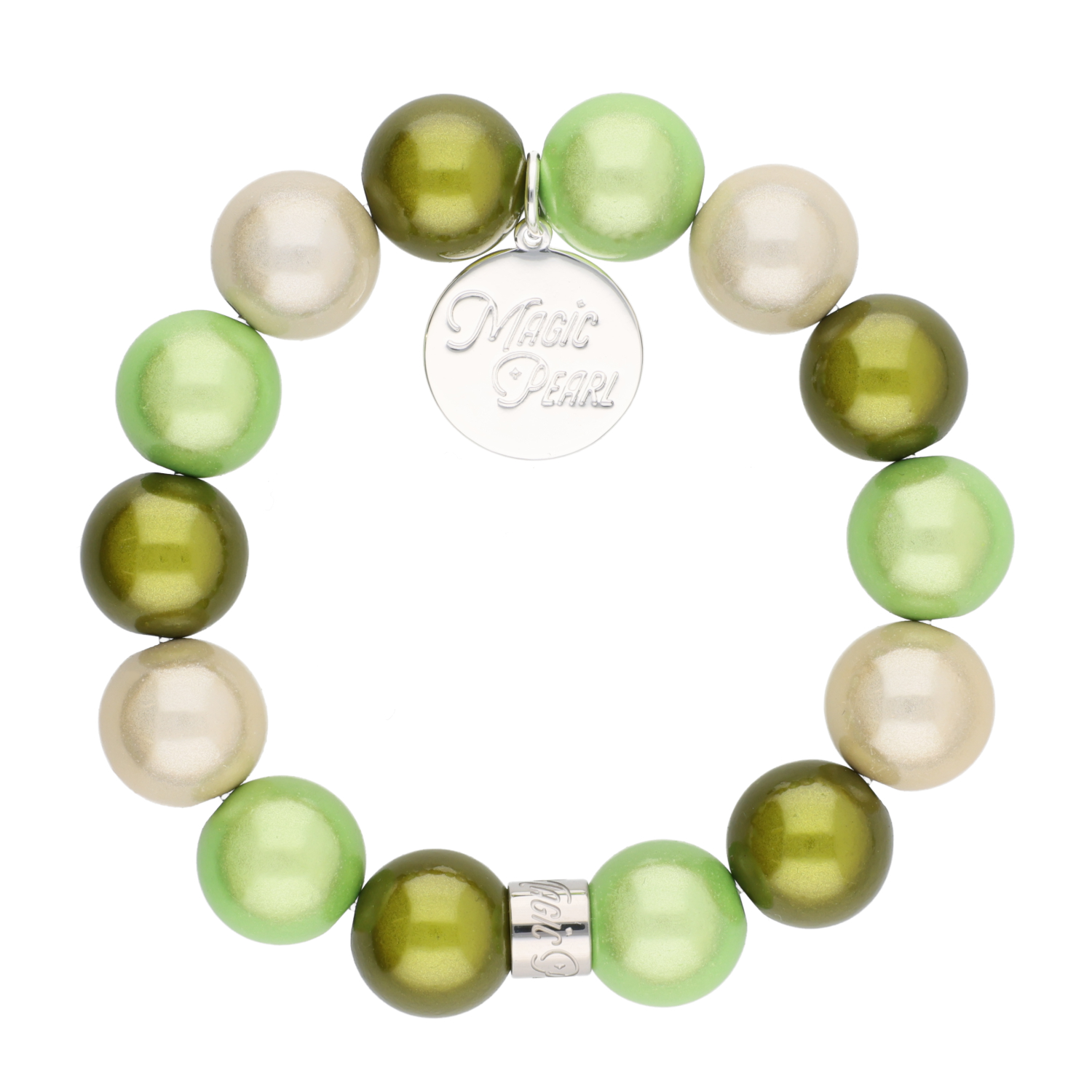 Soft Matcha Perlenarmband