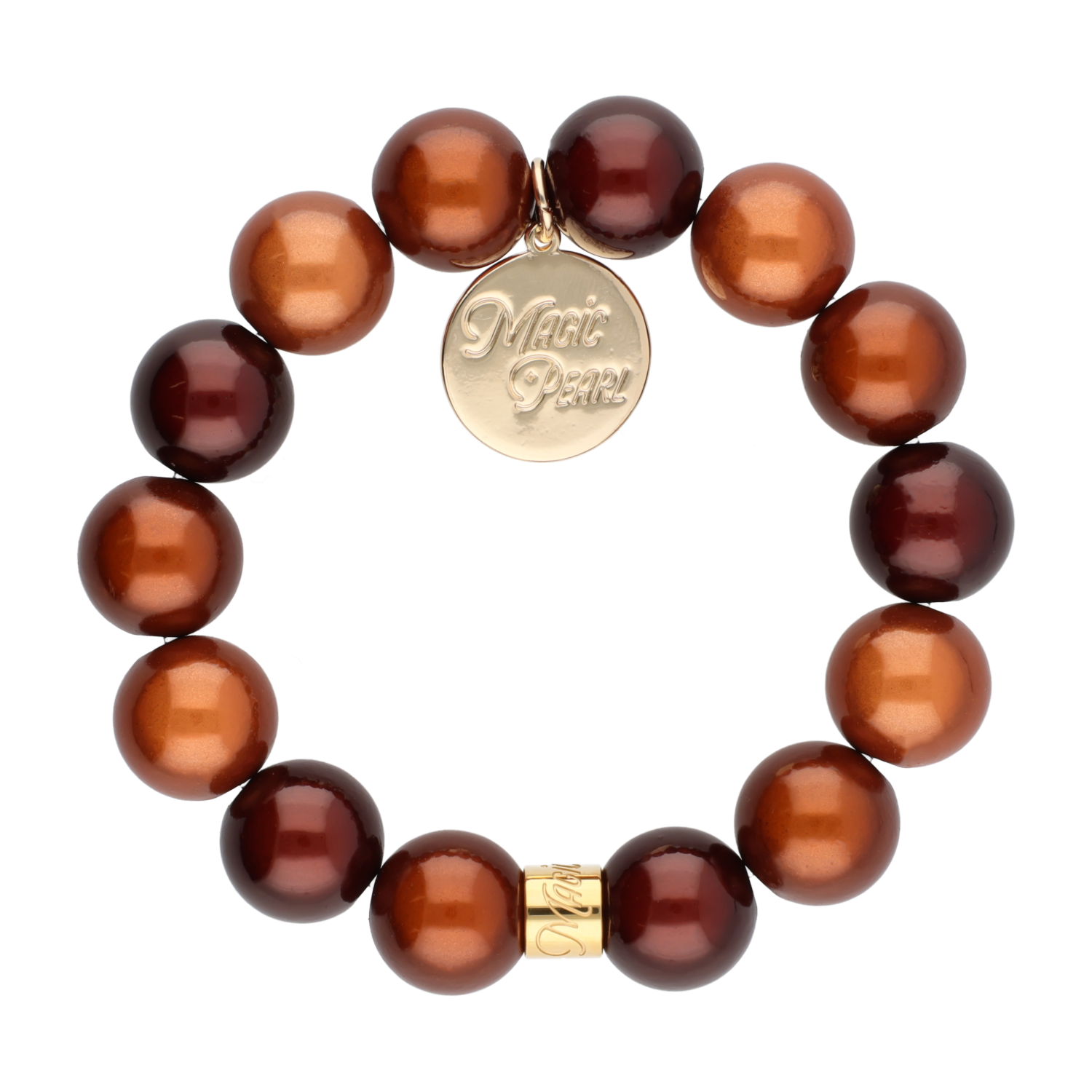 Mocha Mousse Perlenarmband