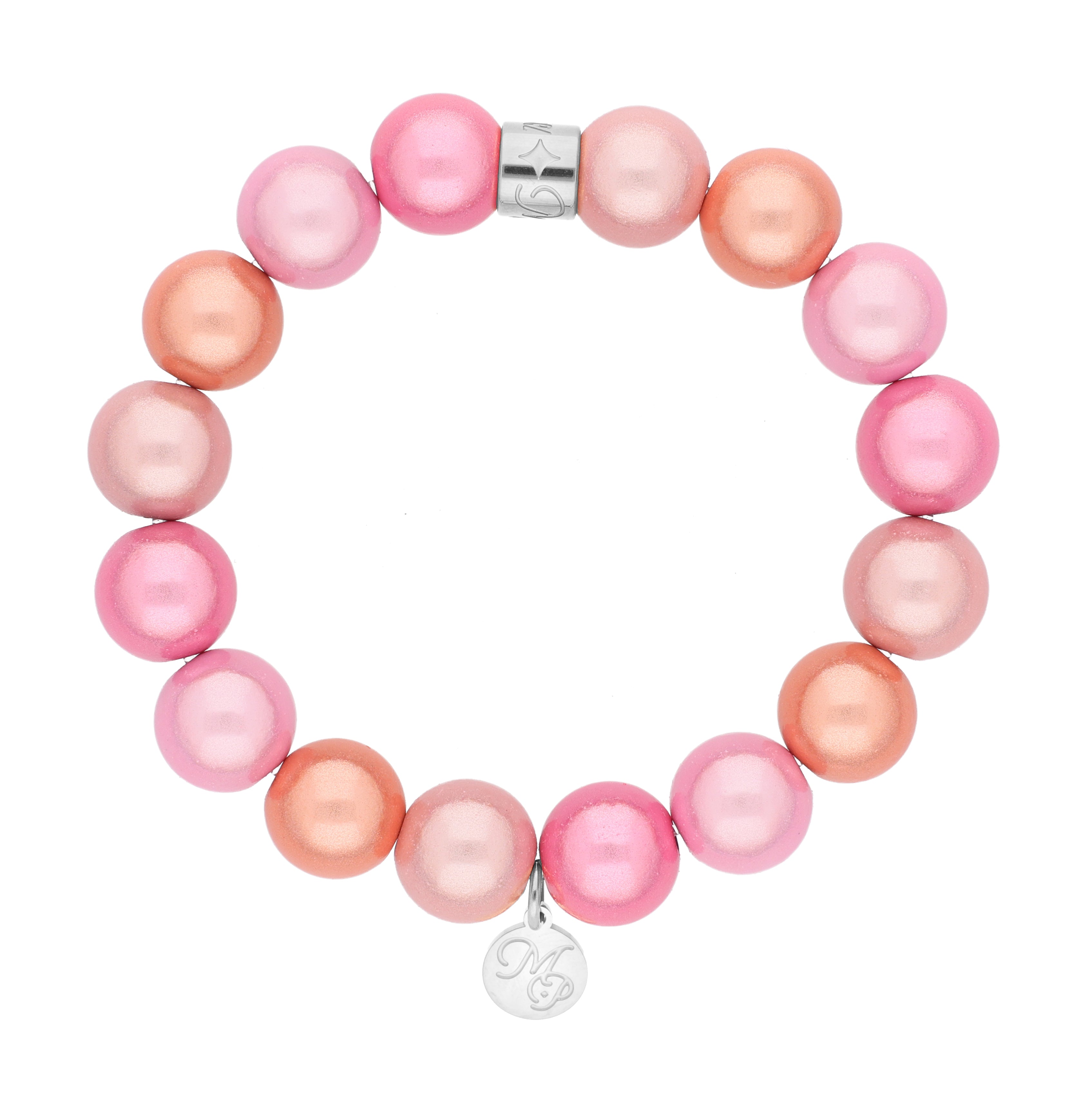 Perlenarmband "Pink Blossom"