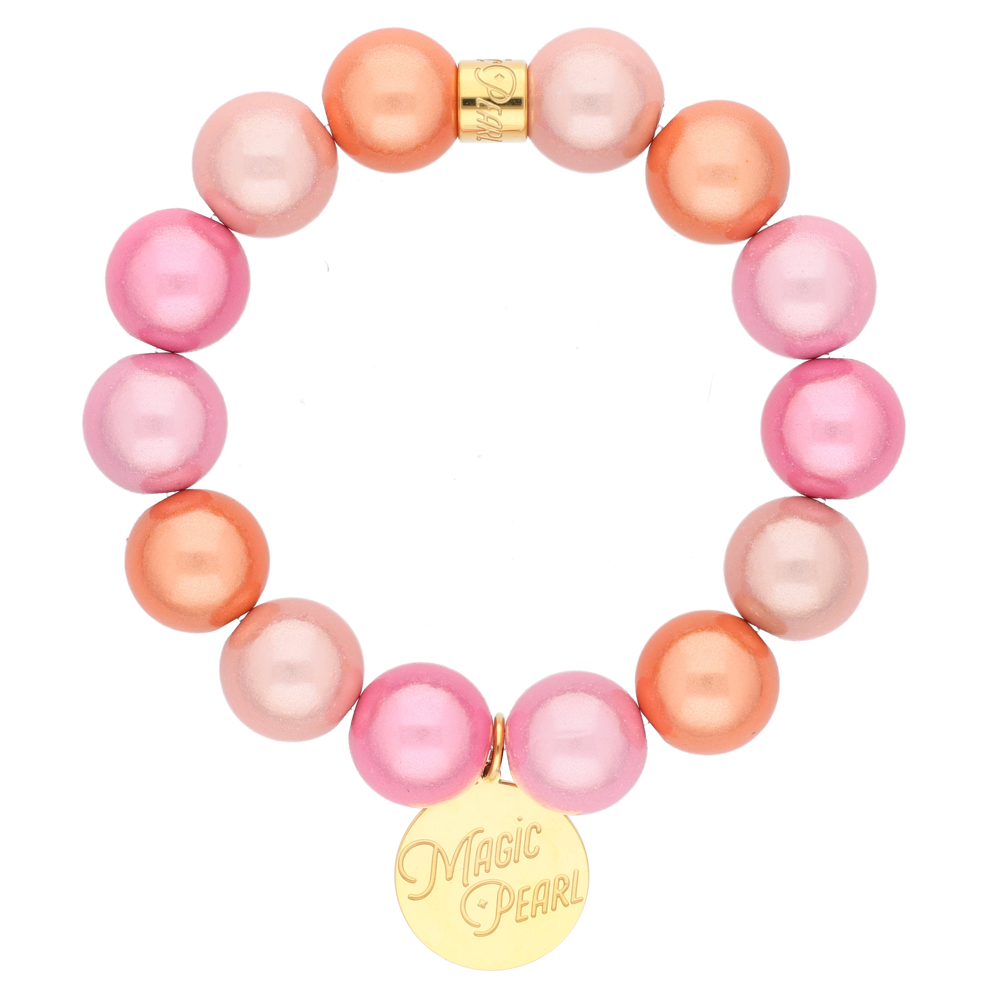 Perlenarmband "Pink Blossom"