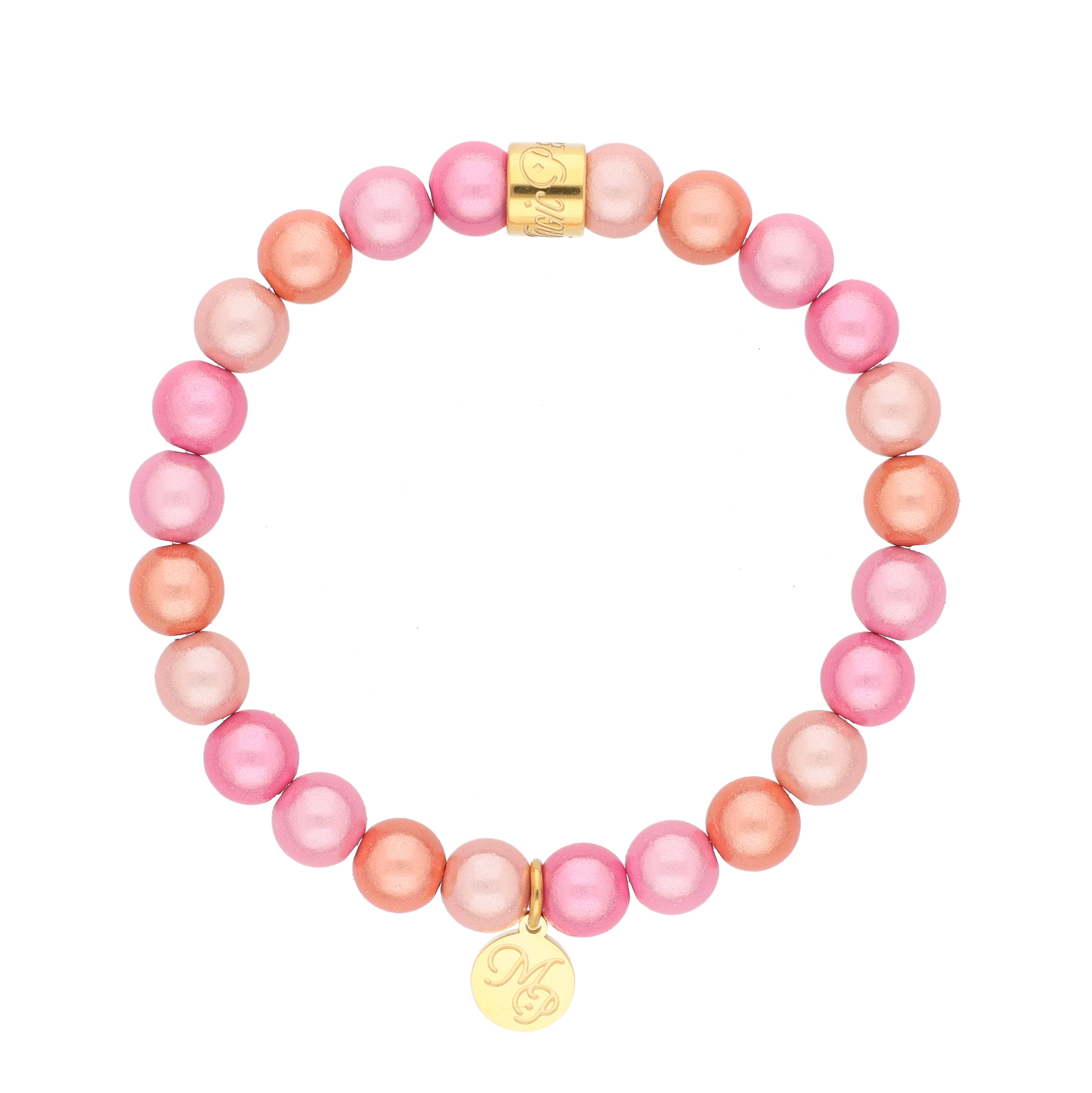 Perlenarmband "Pink Blossom"