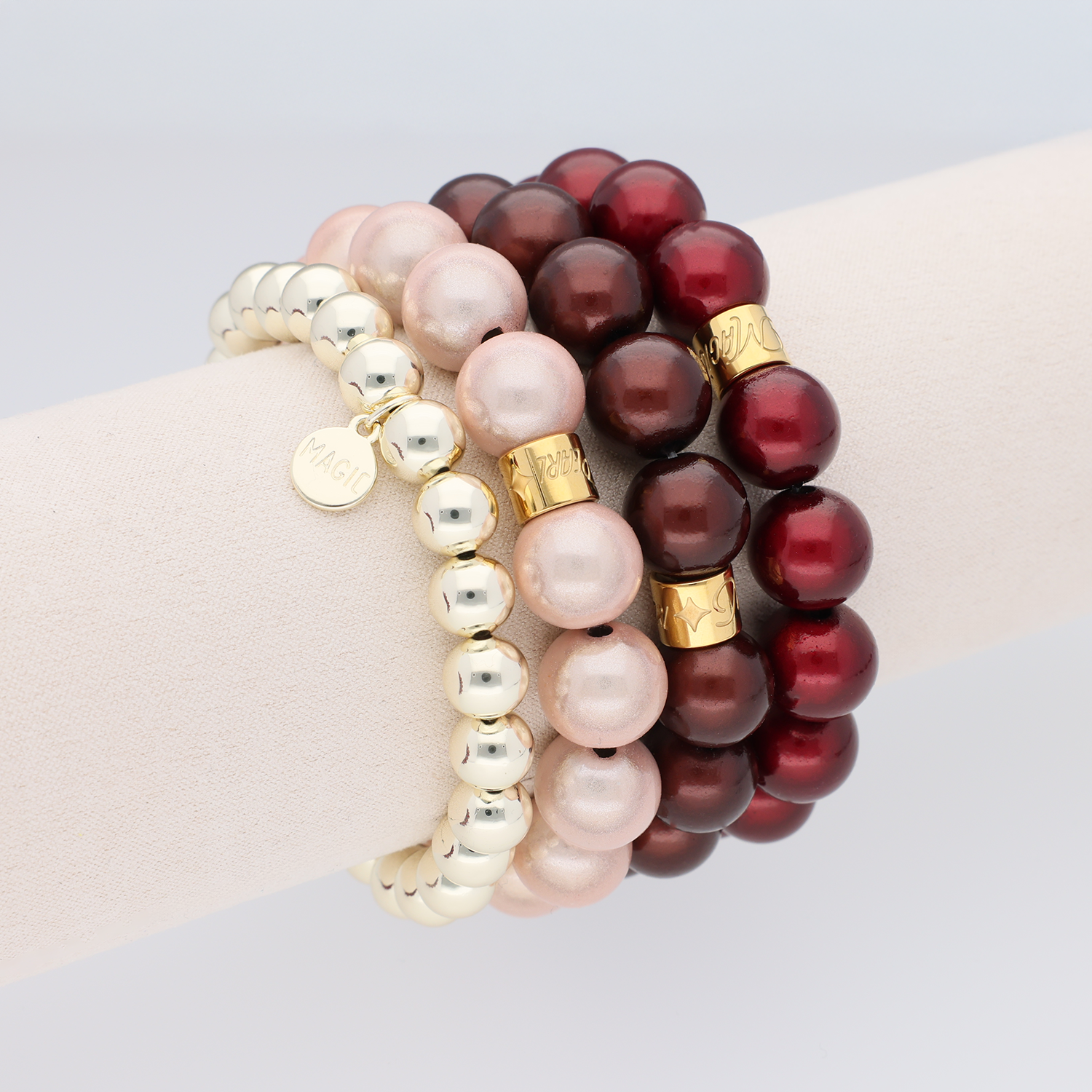 Velvet Burgundy Set