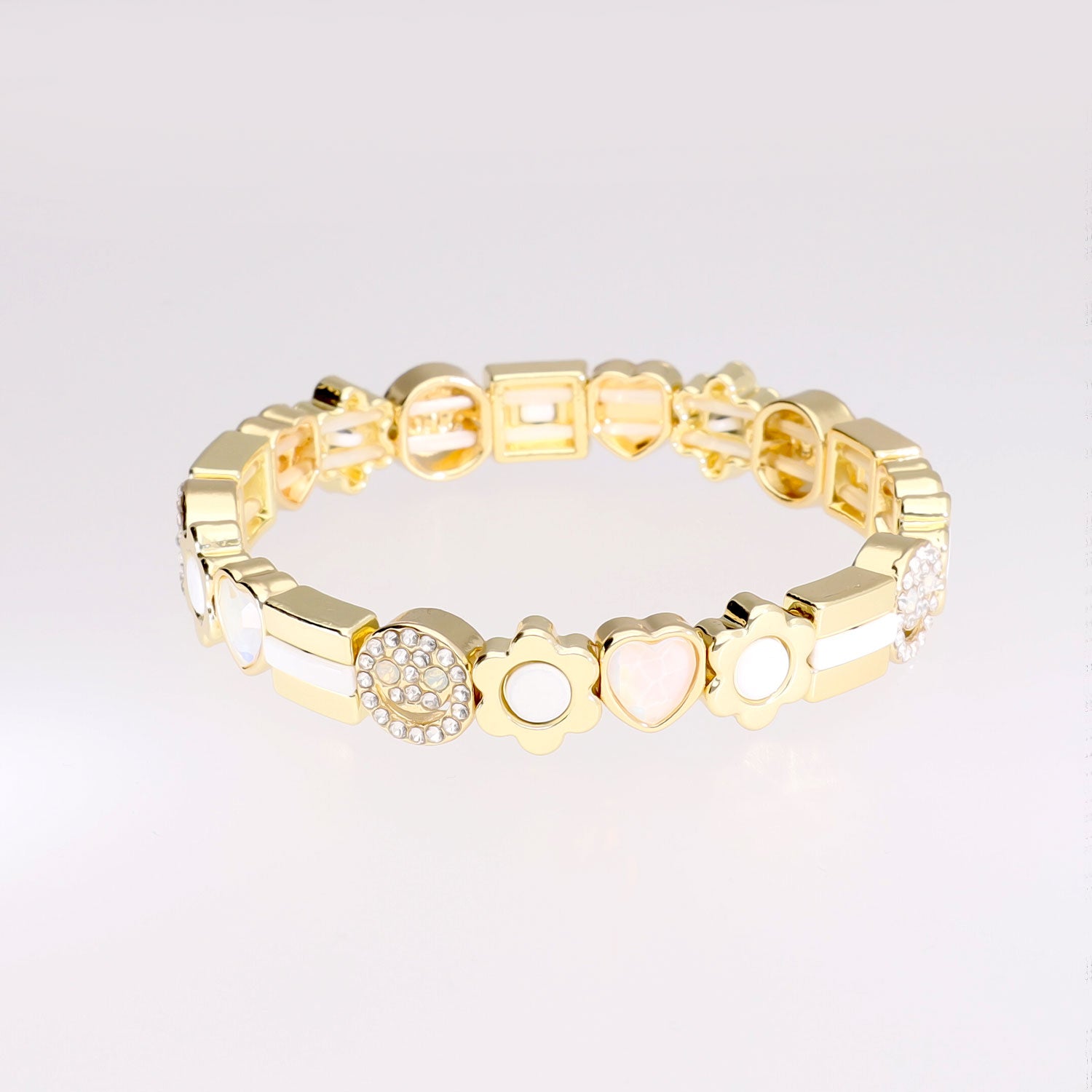 Lucky Gems Armband - White
