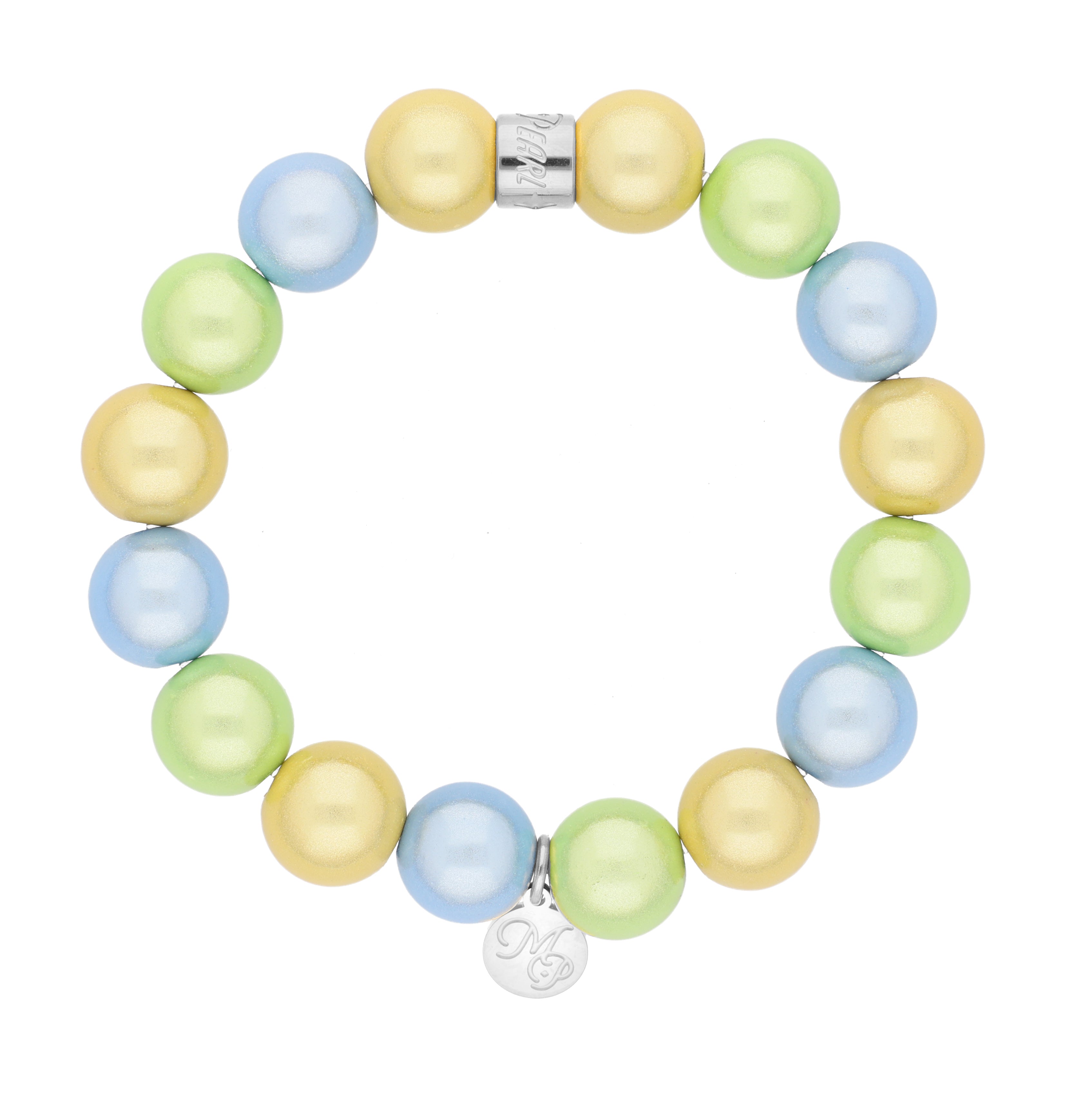 Perlenarmband "Soft Sky"