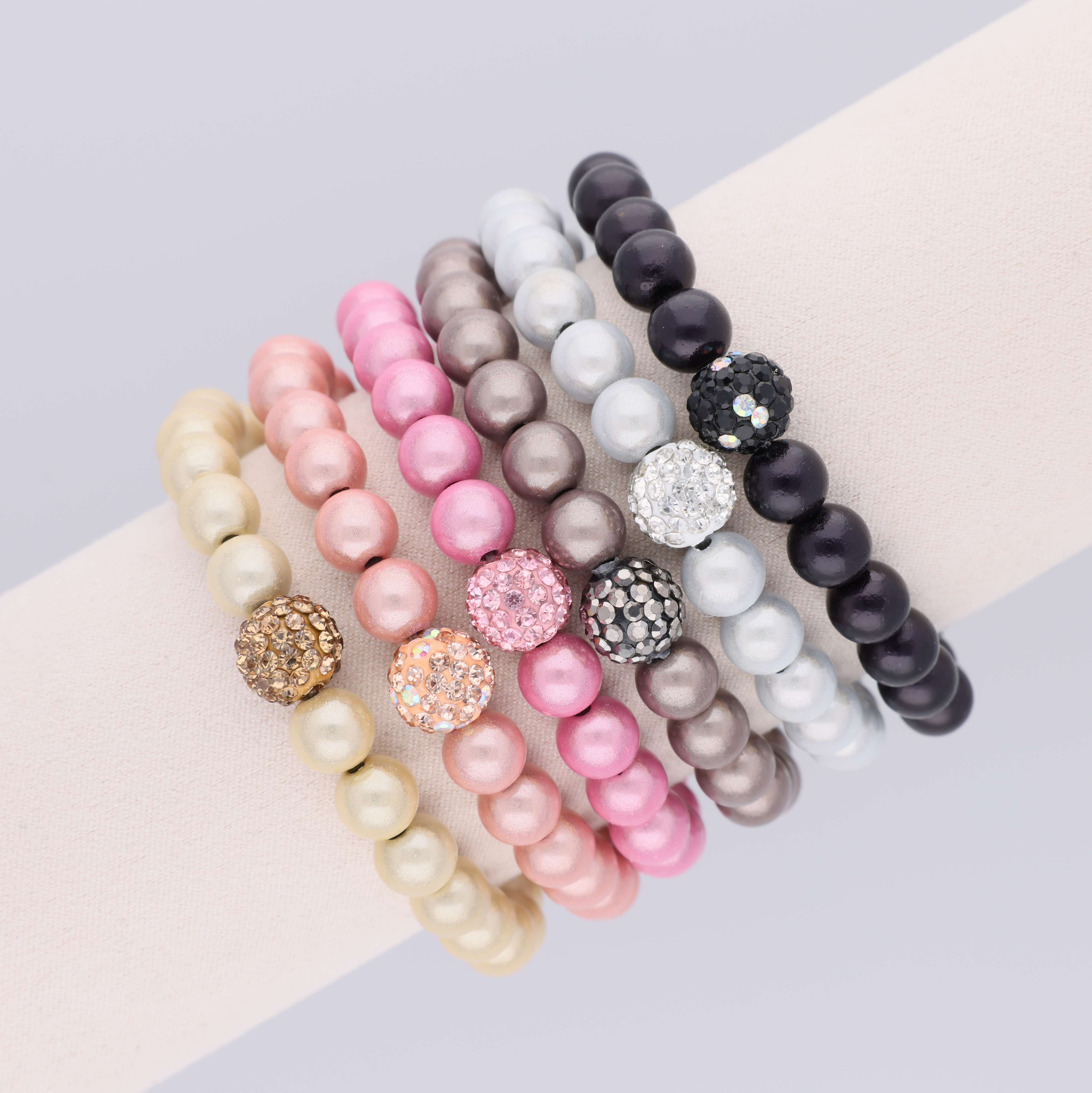 Perlenarmband "Fine Crystal Edition"