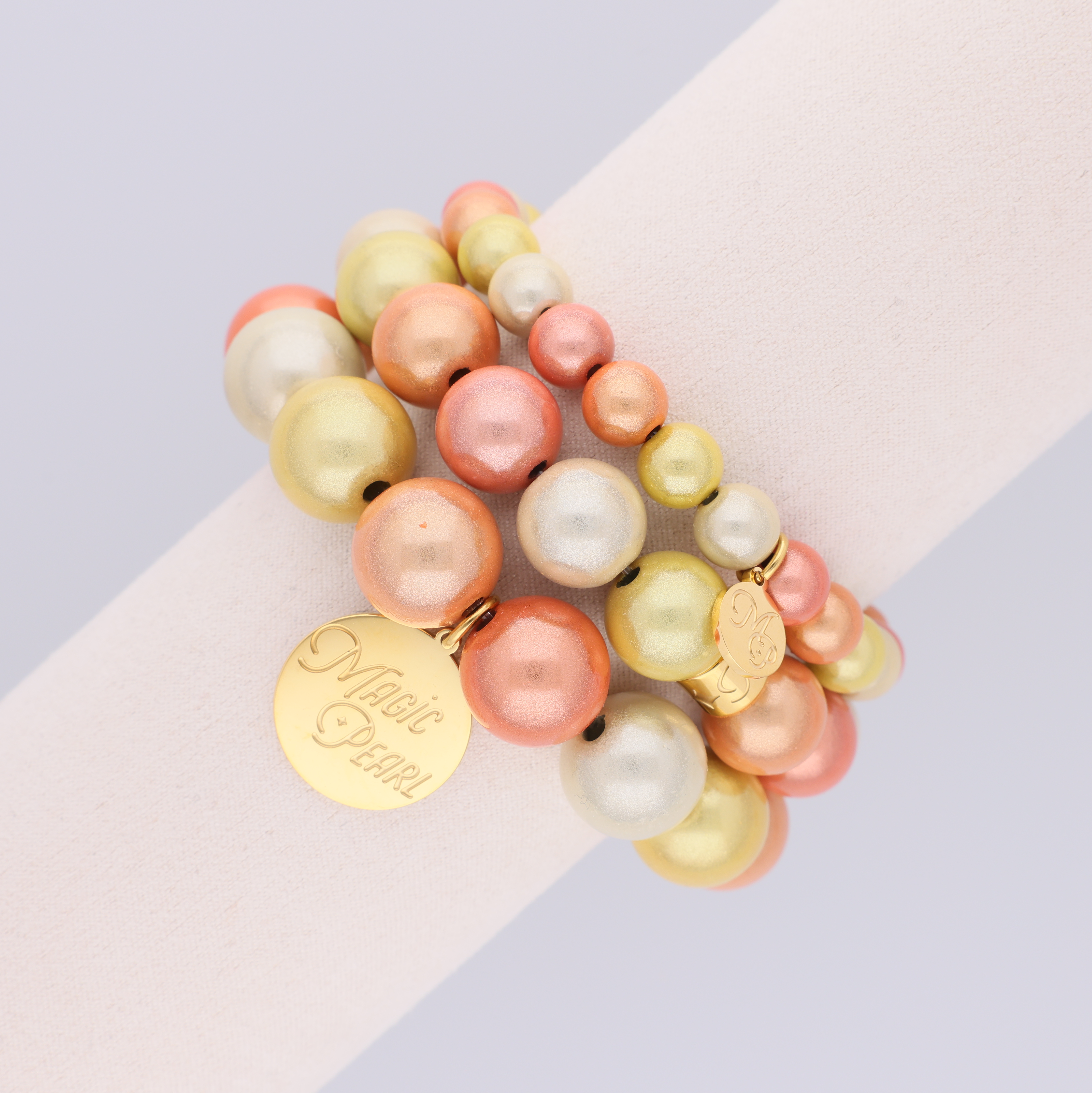 Perlenarmband "Vanilla Sunrise"